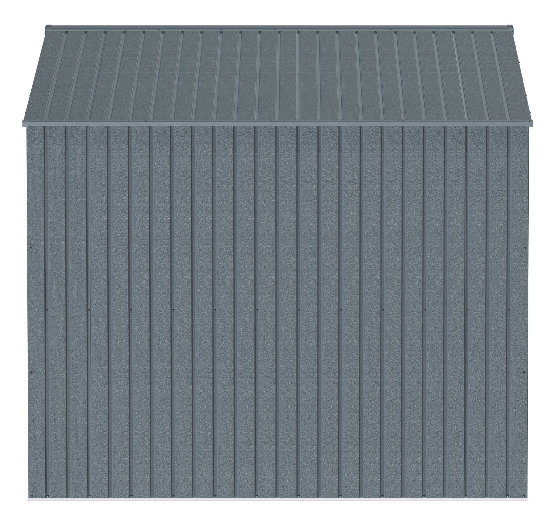 Elite 10' x 8' Anthracite Steel Storage Shed Kit