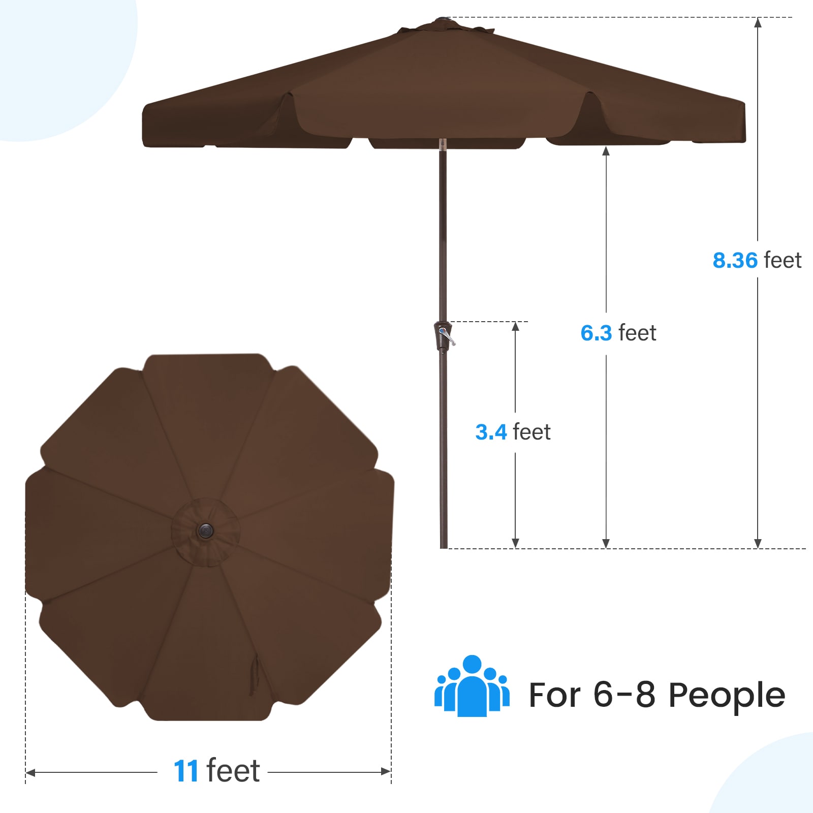 JEAREY CBZZS-11-BL Umbrellas-2 - View #7