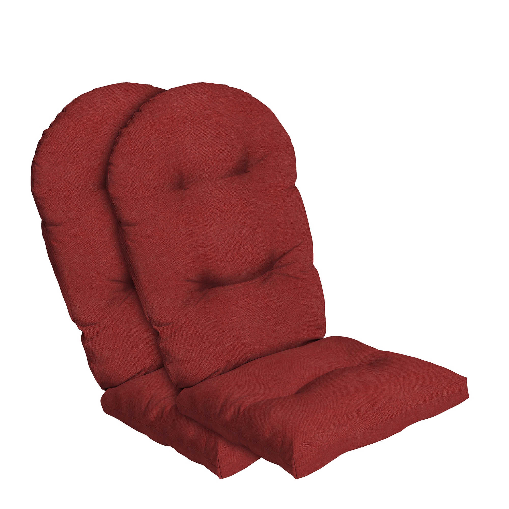 ARDEN FN02C08B-D9Z2 18-in x 20-in 2 -Piece Nautical Red Patio chair cushion