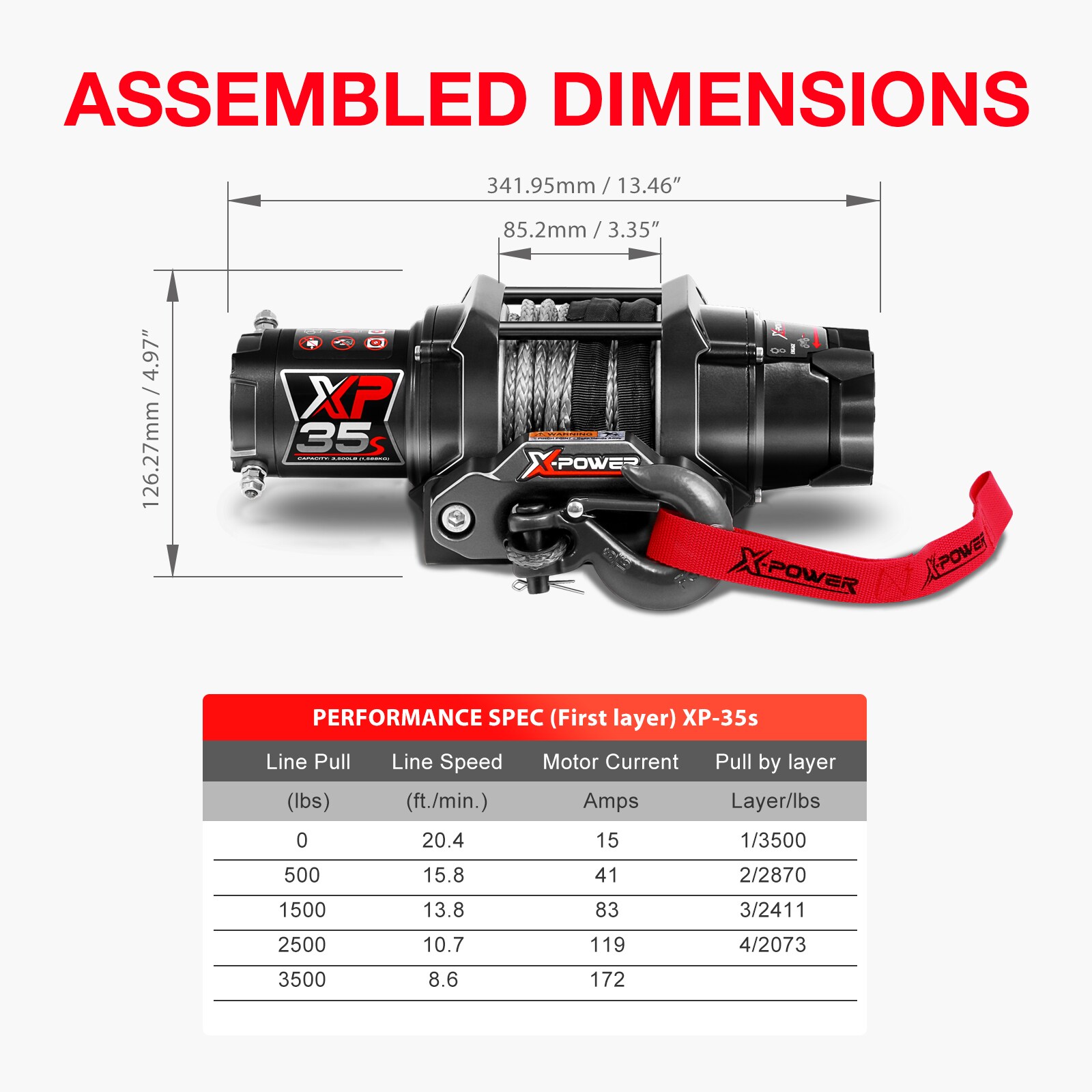 X-POWER XP-35S Winches-Accessories - View #7