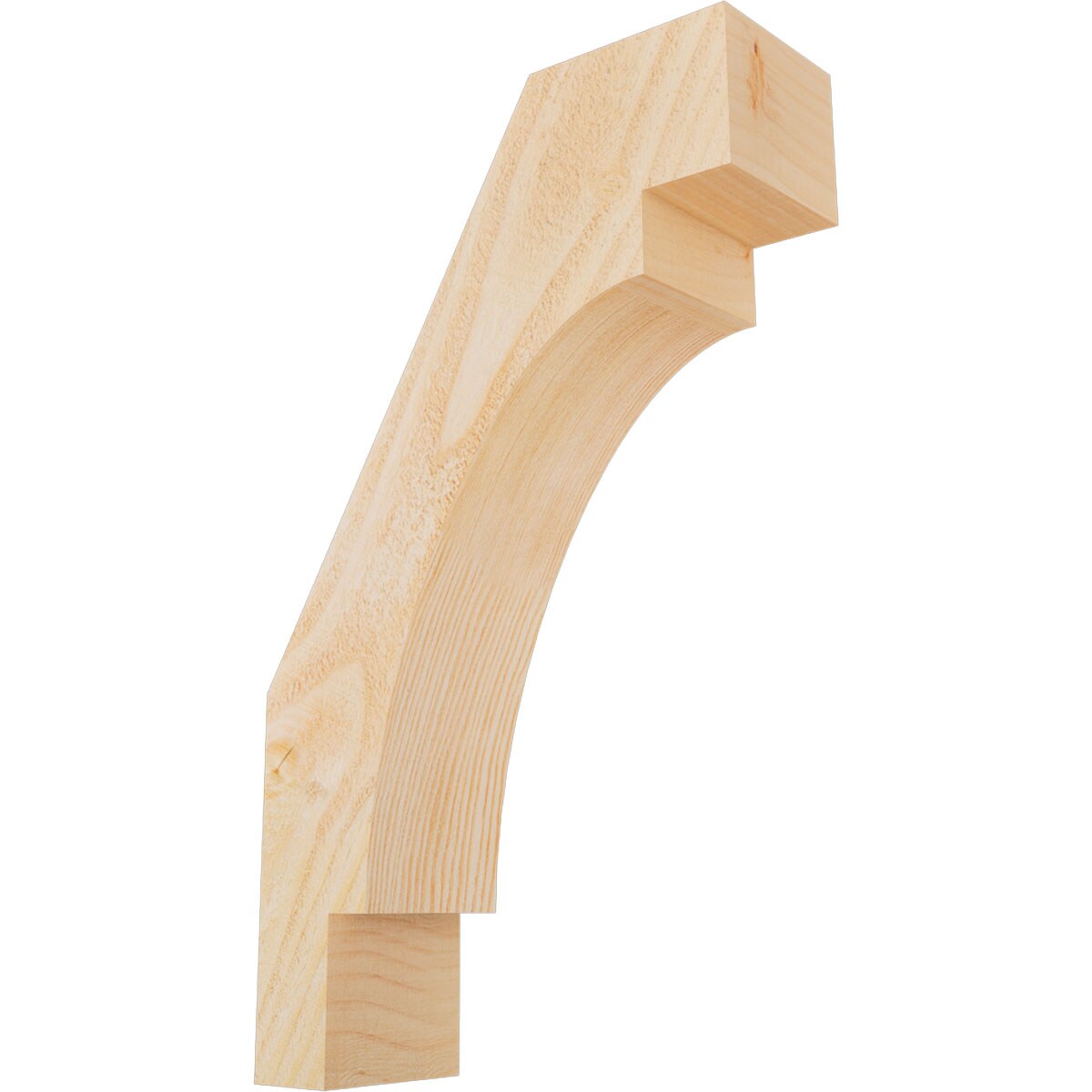 Ekena Millwork BRC04X12X20MRC00RDF 4-in x 12-in x 20-in Douglas Fir Unfinished Wood Merced rough sawn