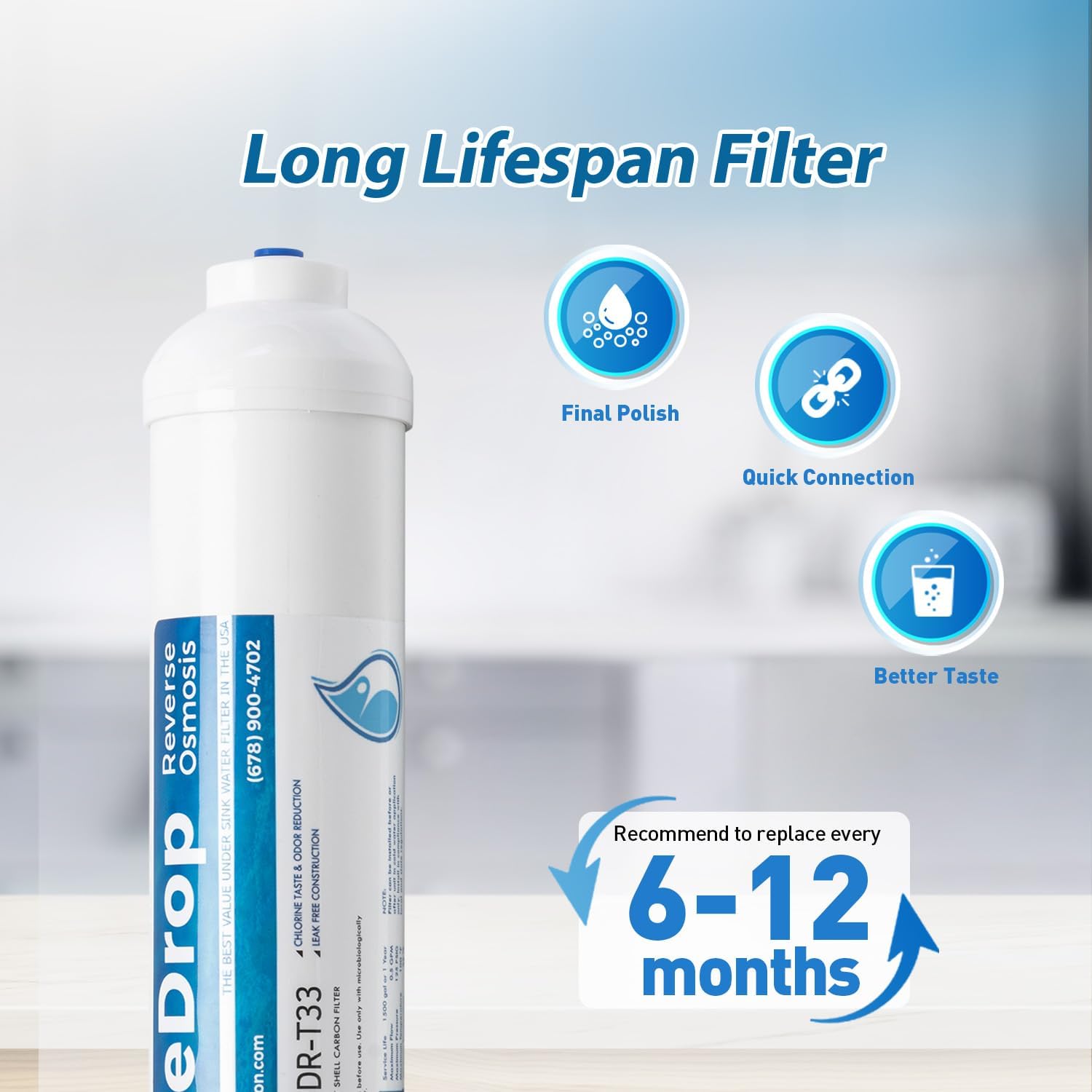 PureDrop PDR-T33 Replacement-Water-Filters-Cartridges - View #4