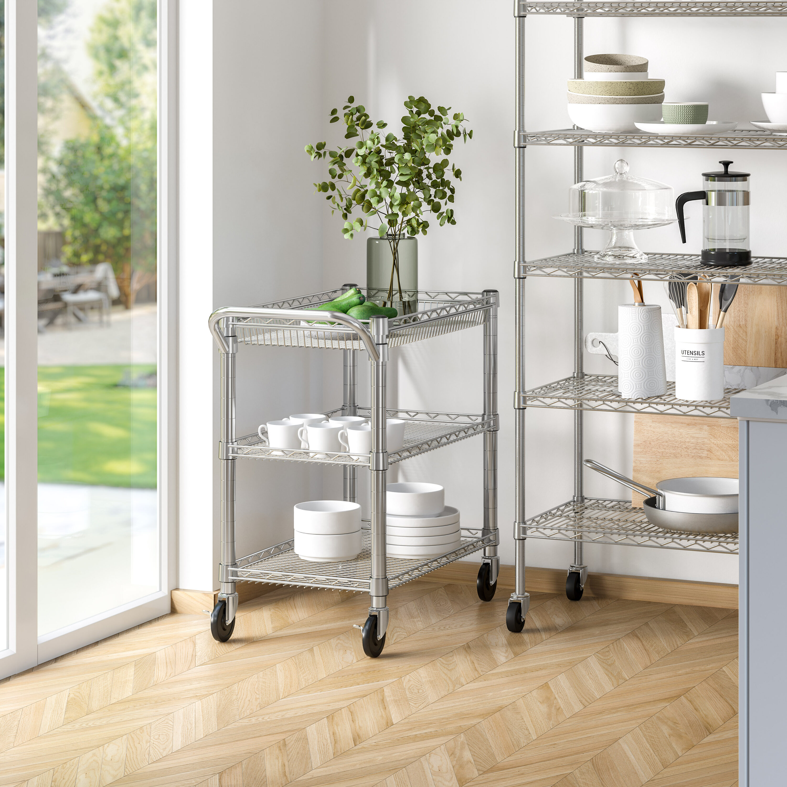Seville Classics SHE99307ZB Utility-Carts - View #9