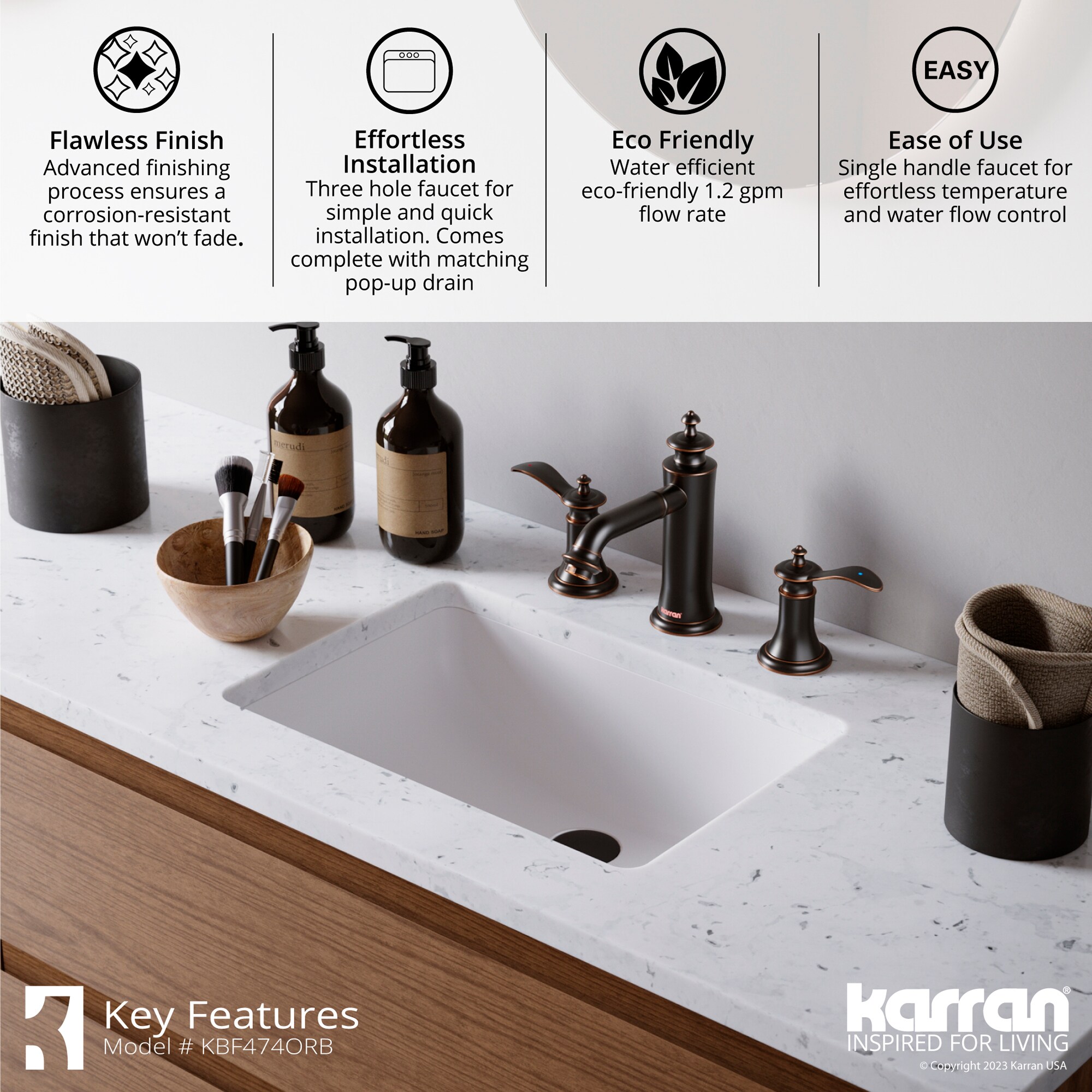 Karran KBF474ORB Lavatory-Faucets - View #6