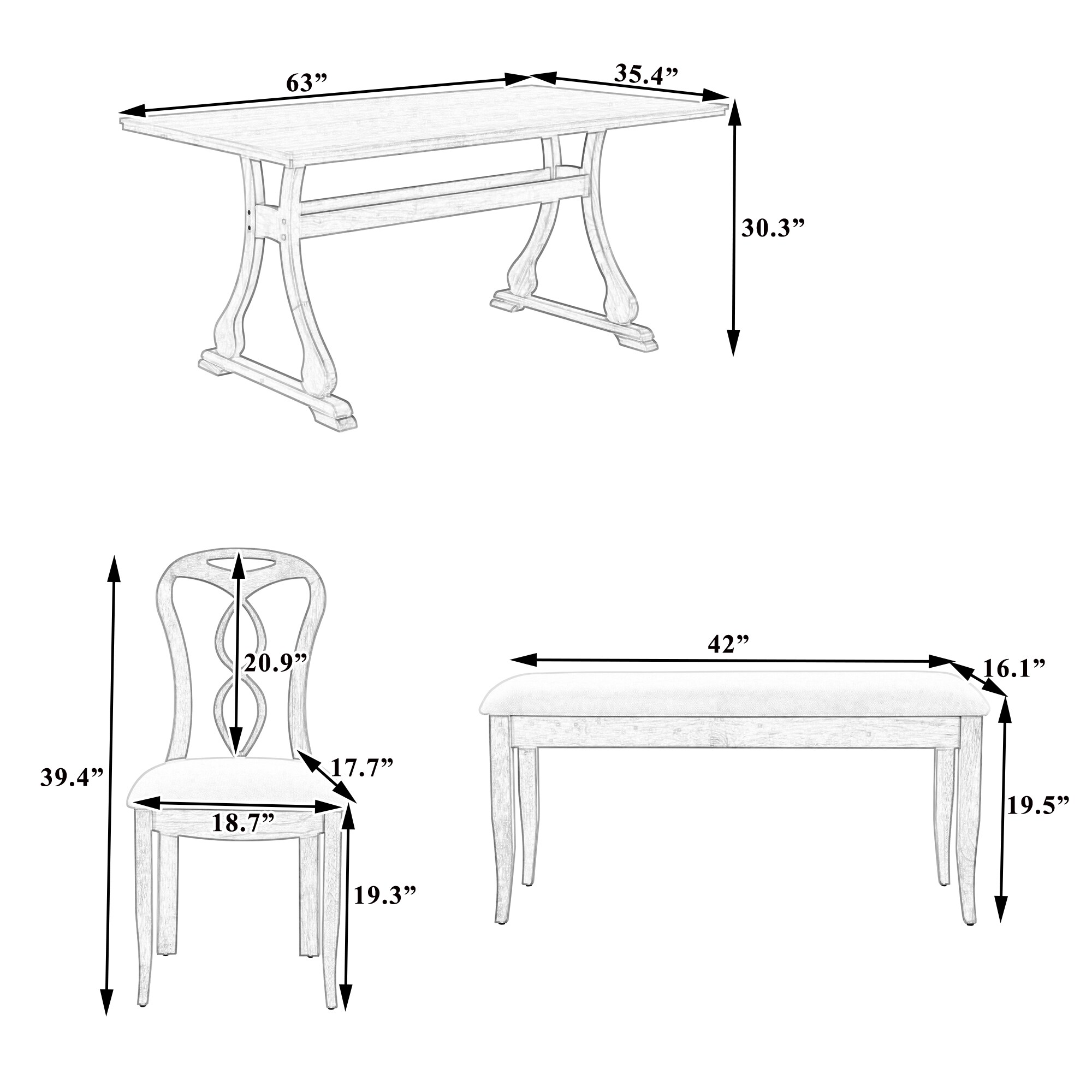ModernLuxe L-SP000052AAA Dining-Sets - View #6