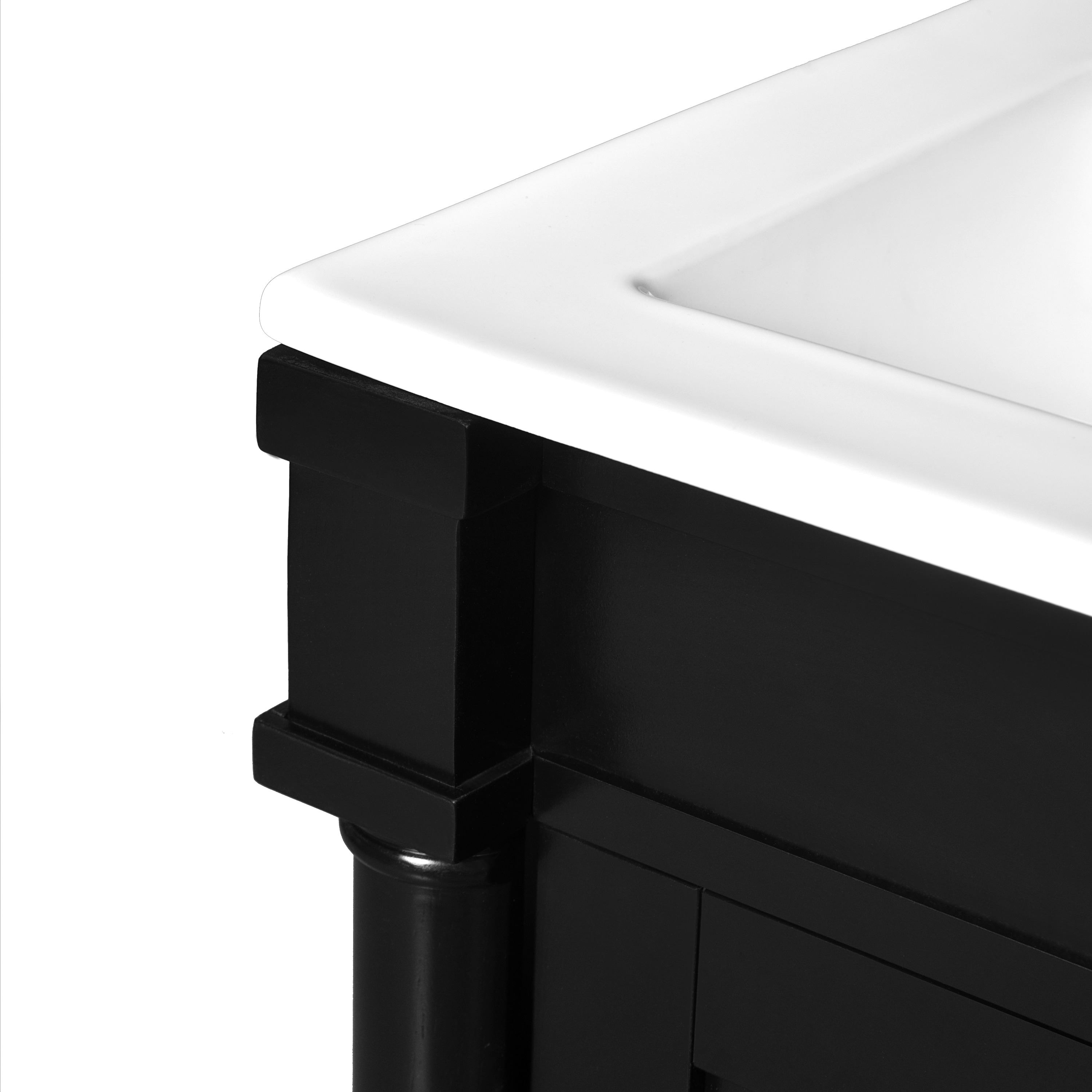 Aortzio HM-BA123-BLACK Bath-Vanity-Combo - View #7