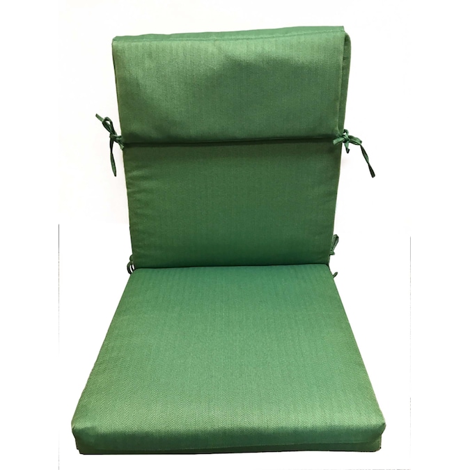 Allen Roth Outdoor Cushion Solid Green High Back Patio Chair In The Furniture Cushions Department At Com - Allen And Roth Green Patio Cushions