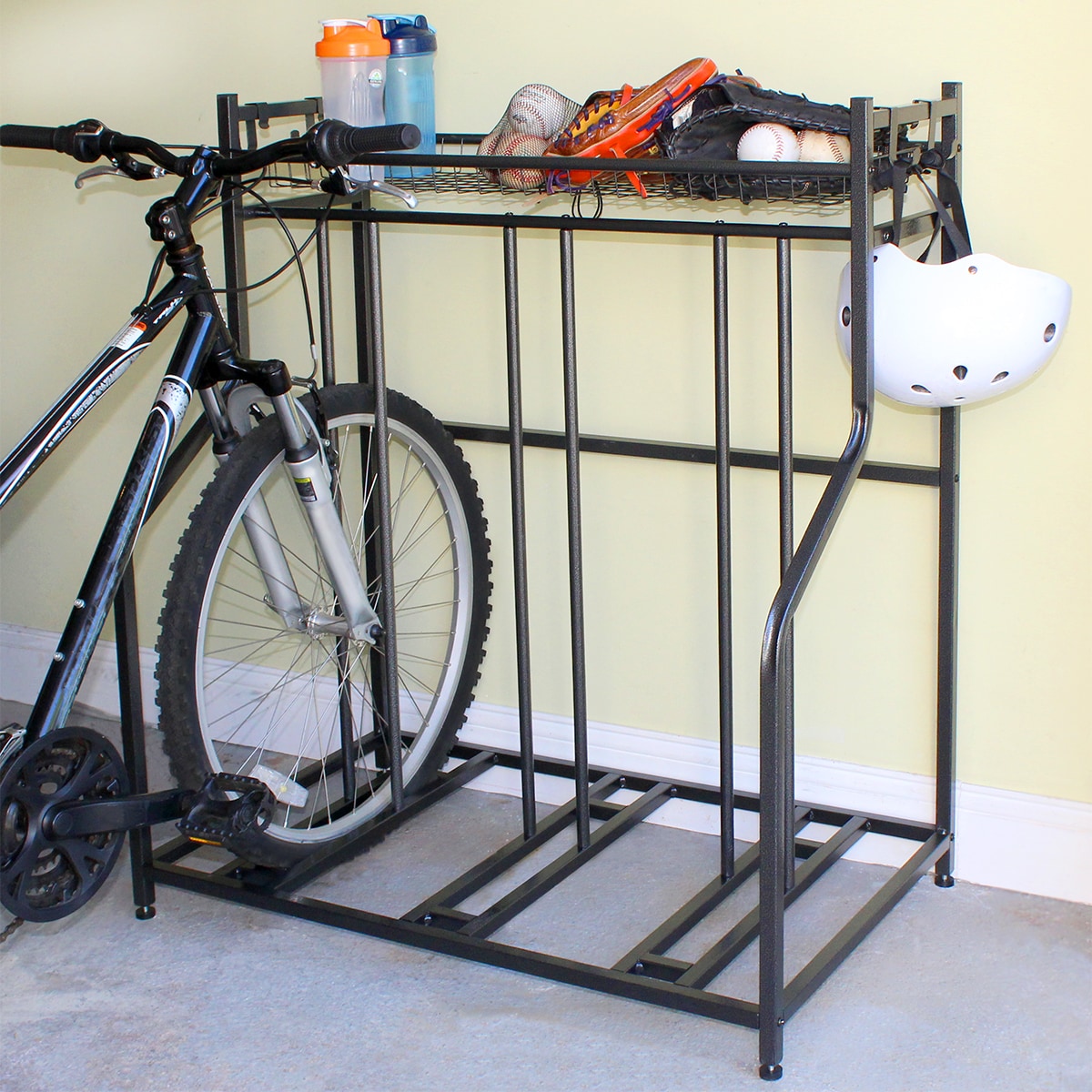 Raxgo Garage Bike Rack, 6 Bicycle Wall Mount Storage Hanger : Target