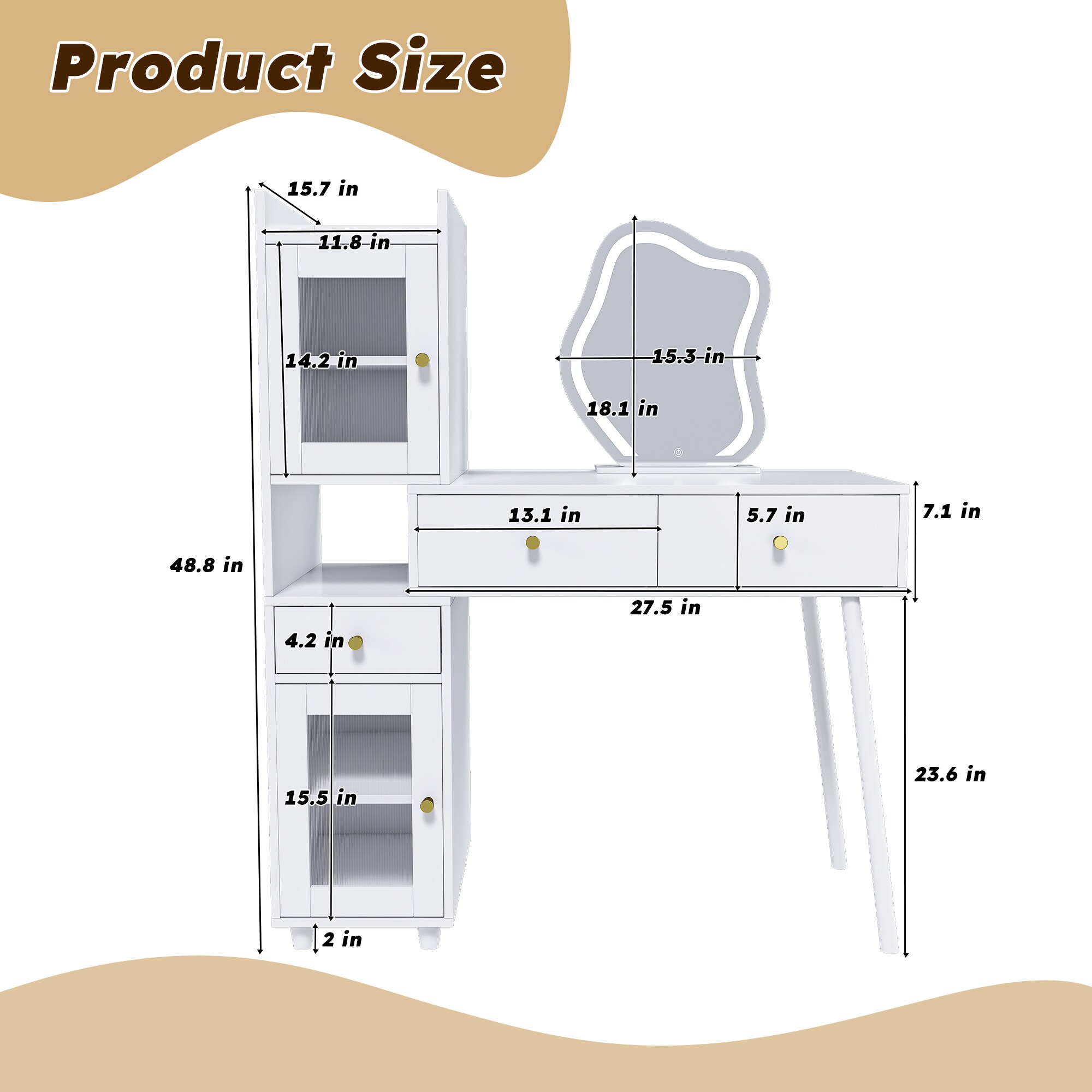 Tatayosi DJ2-0P297922 Bedroom-Vanities - View #14