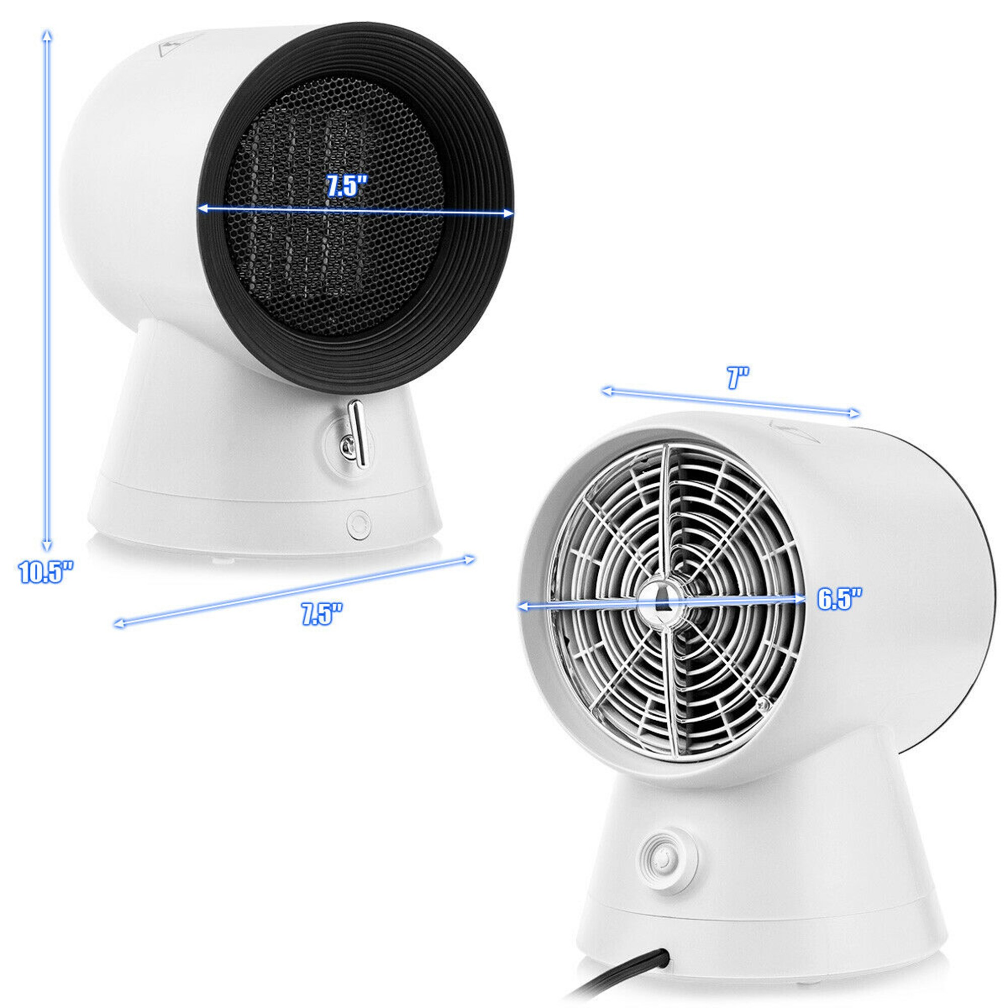 Costway GYM03863 Portable-Electric-Heat - View #7