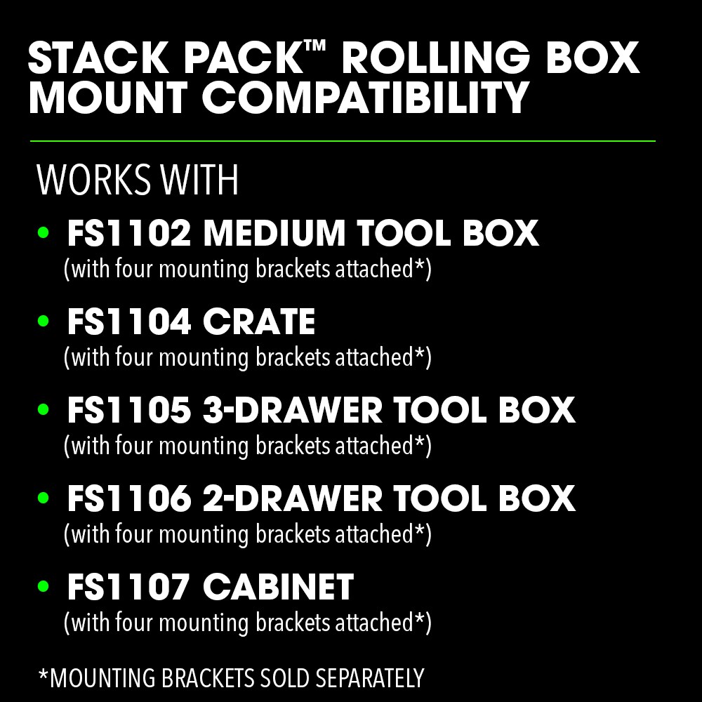 Flex Stack Pack 3-Drawer Tool Box - FS1105