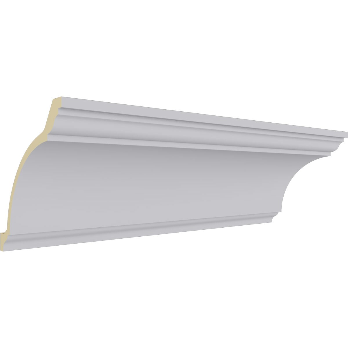 Eris 8-inch Primed Urethane Crown Moulding