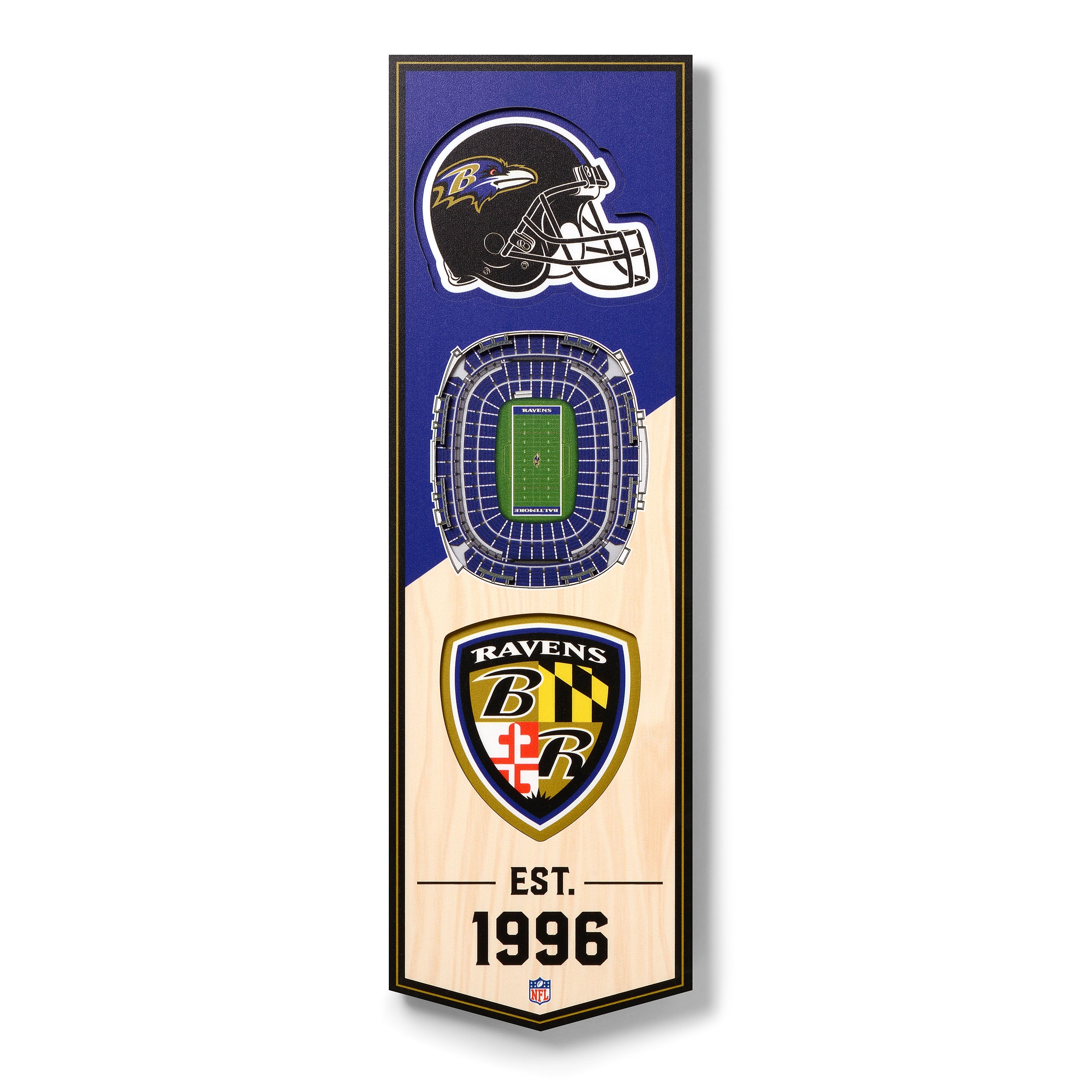 1996 NFL - New Orleans Saints Christmas Ornament