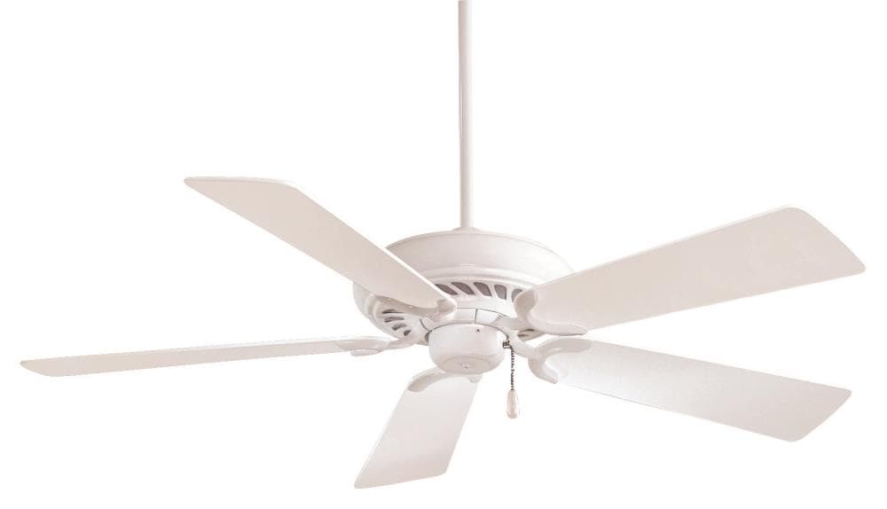 Minka Aire Supra 52-in White Indoor Ceiling Fan (5-Blade) in the ...