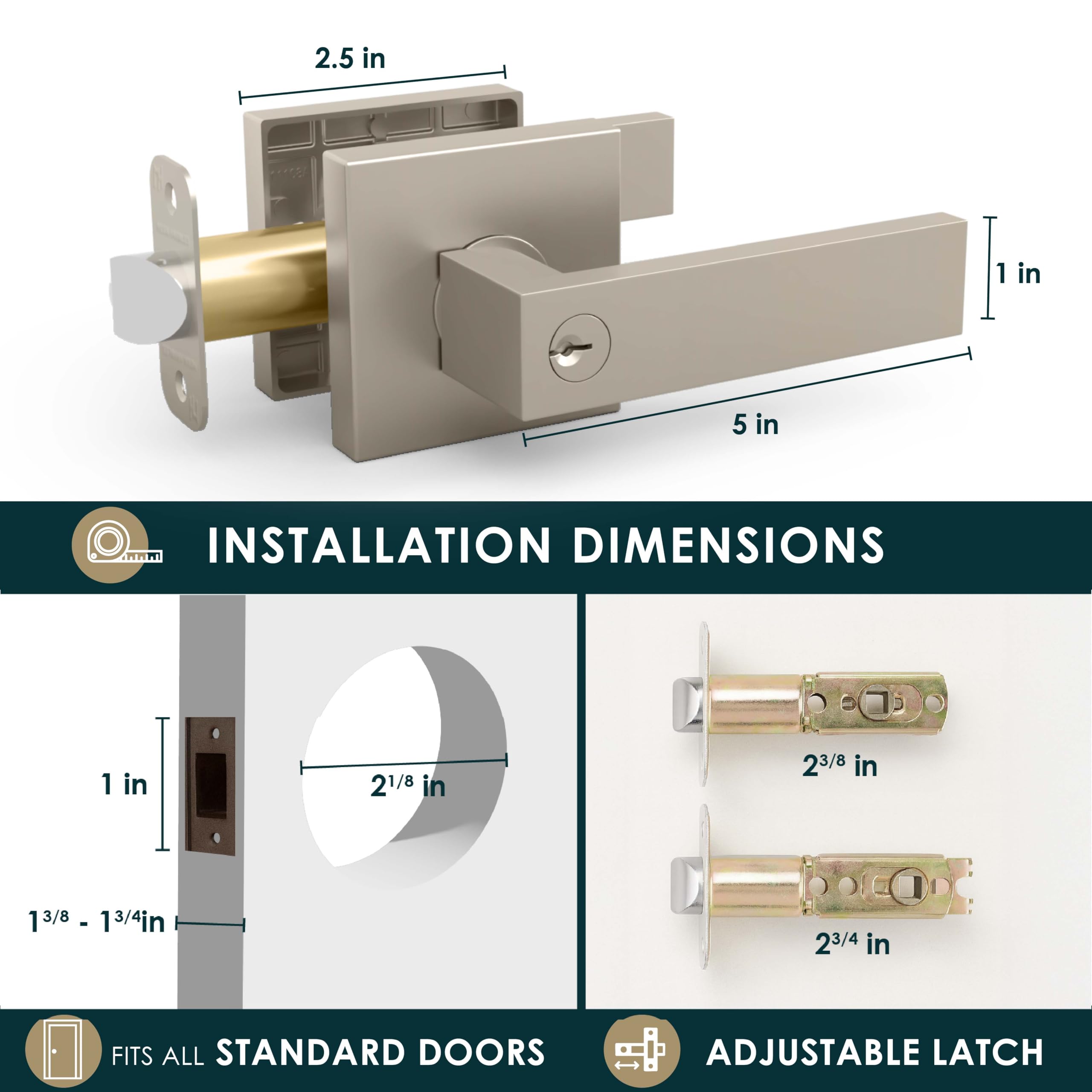 Mega Handles ROBELL-EN-SN-1 Door-Handles - View #9