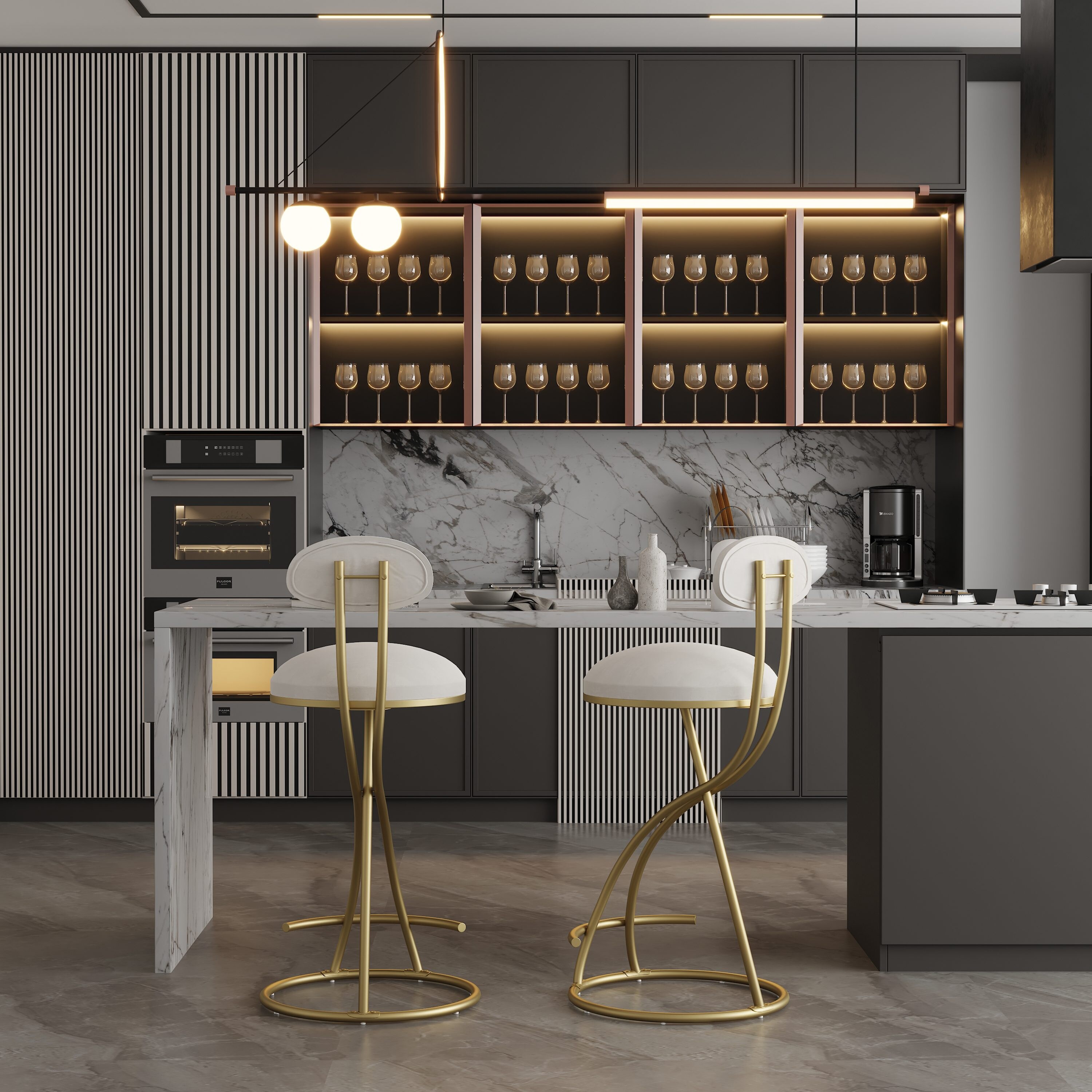 Dexmalle W1757P167860 stools - View #2