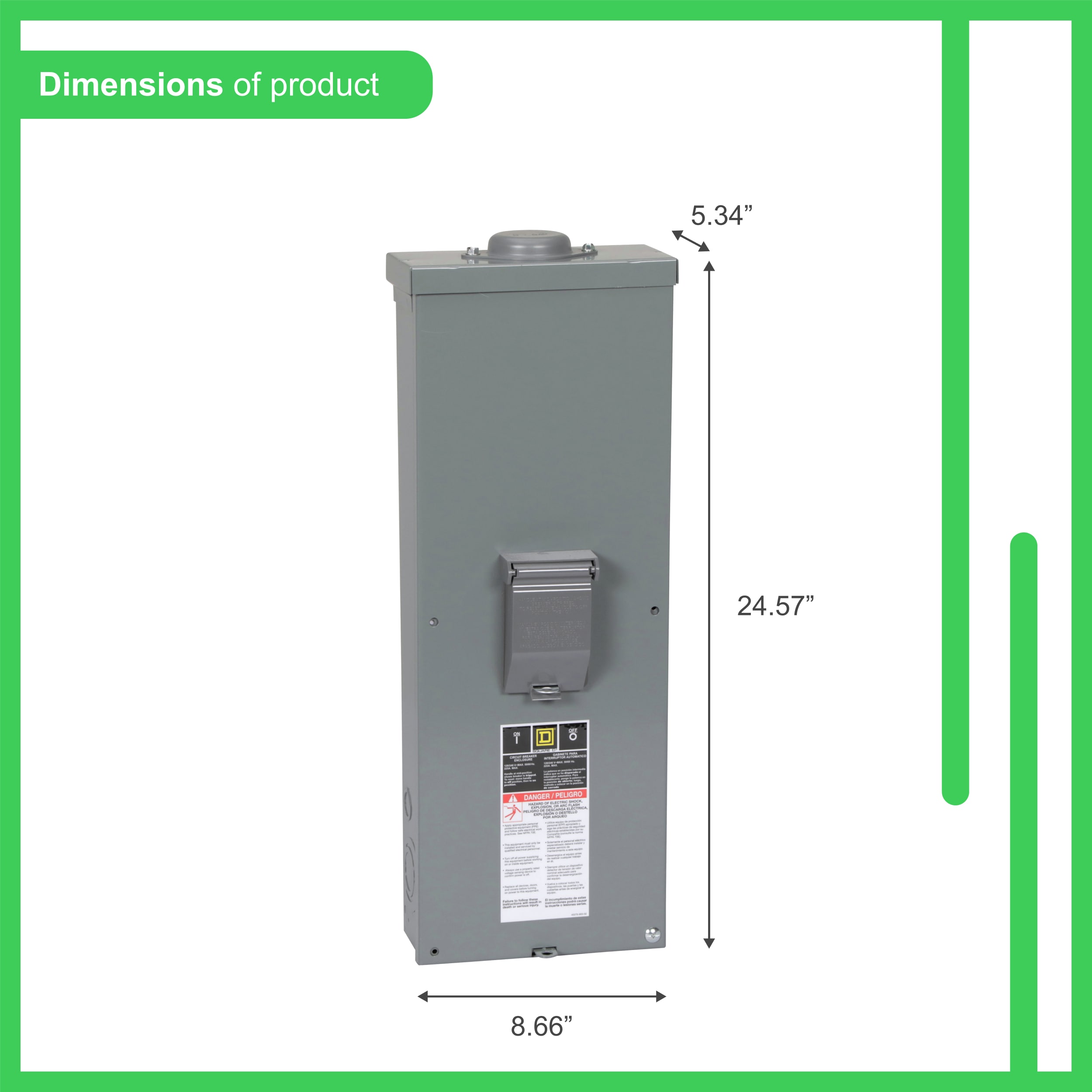 Square D QO 200 Amp Single Phase (120V/240V) Fusible Outdoor General-duty Enclosed Circuit Breaker Disconnect QOM2E2200NRB Sansujyuku sansujyuku.com