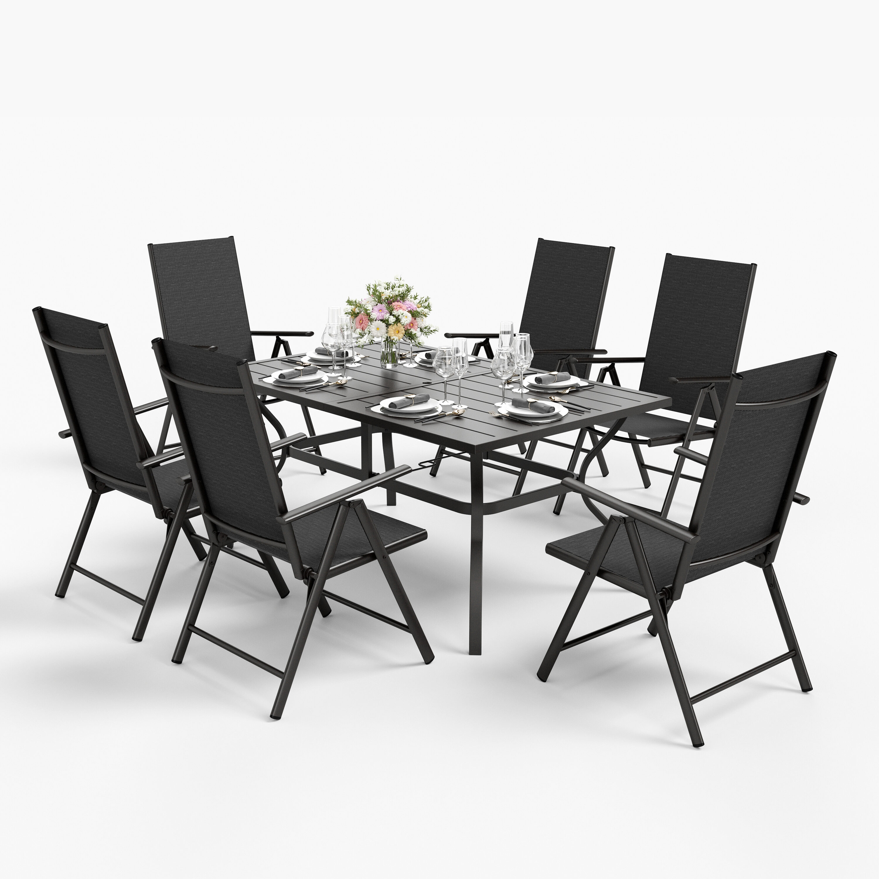 Sunshine Valley TC7-PV326-116 Patio-Dining-Sets - View #2