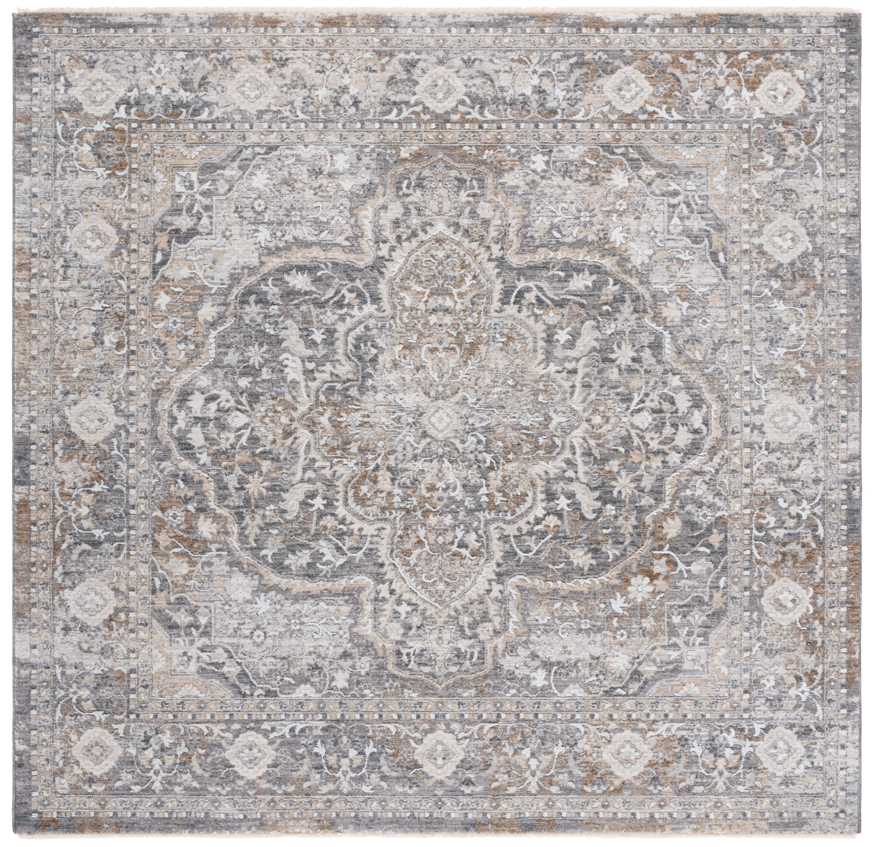 Finley 308F Grey/Beige 7 X 7 Area Rug