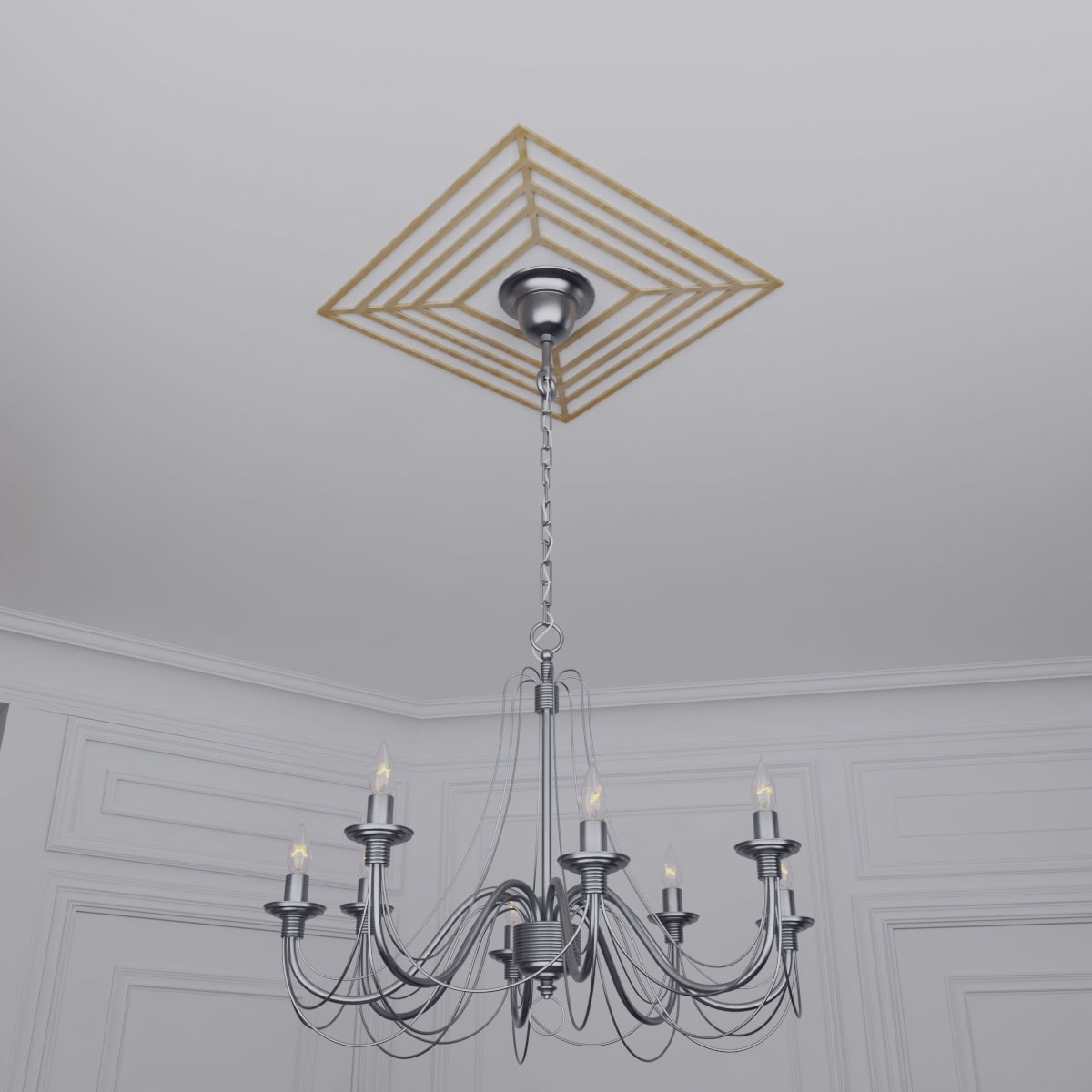 Ekena Millwork CMWP22X22X0250RAHI Ceiling-Medallions - View #11