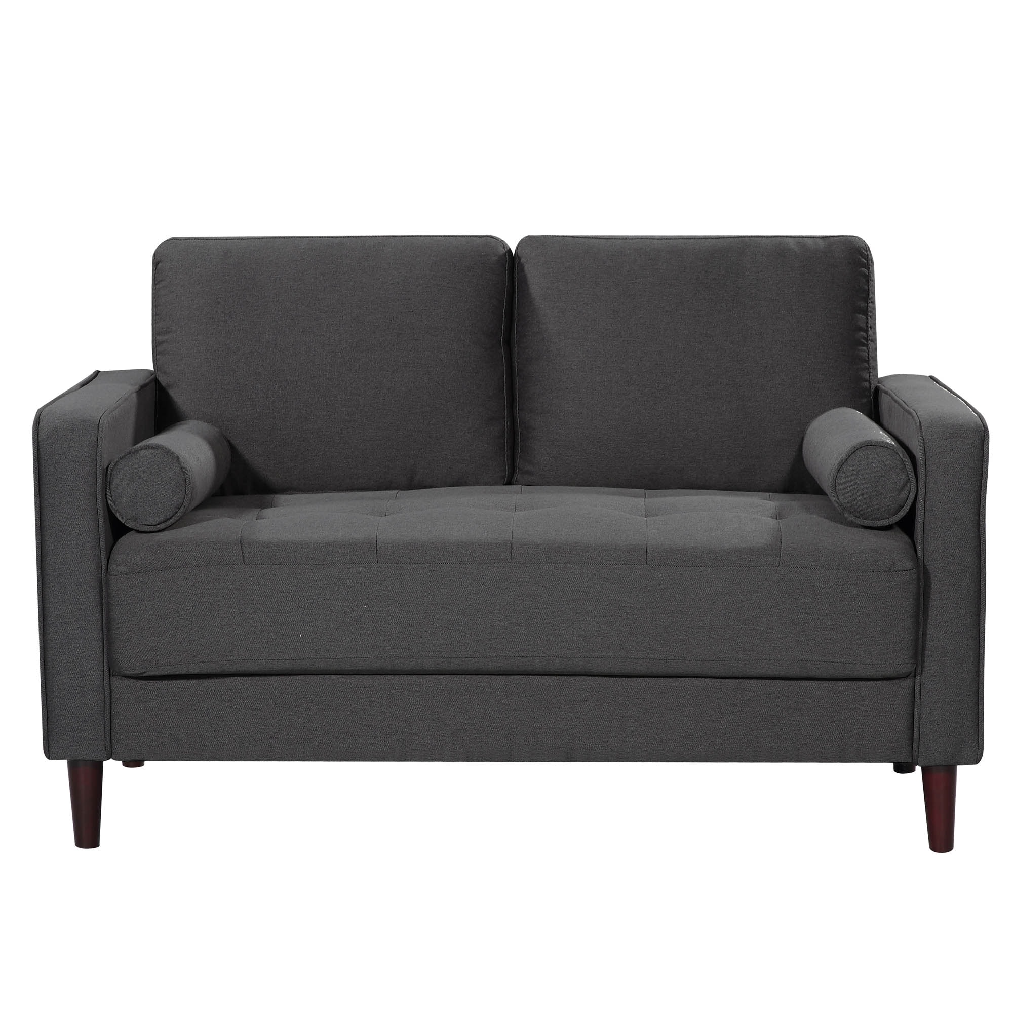 Lifestyle Solutions LSLA777HRGR 52.4-in Casual Heather Grey 2 -seater Loveseat