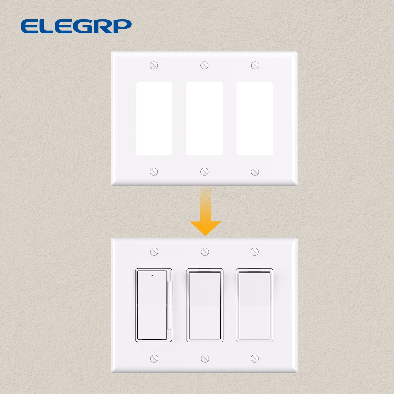 ELEGRP 3033M-WH10 Electrical-Wall-Plates - View #3