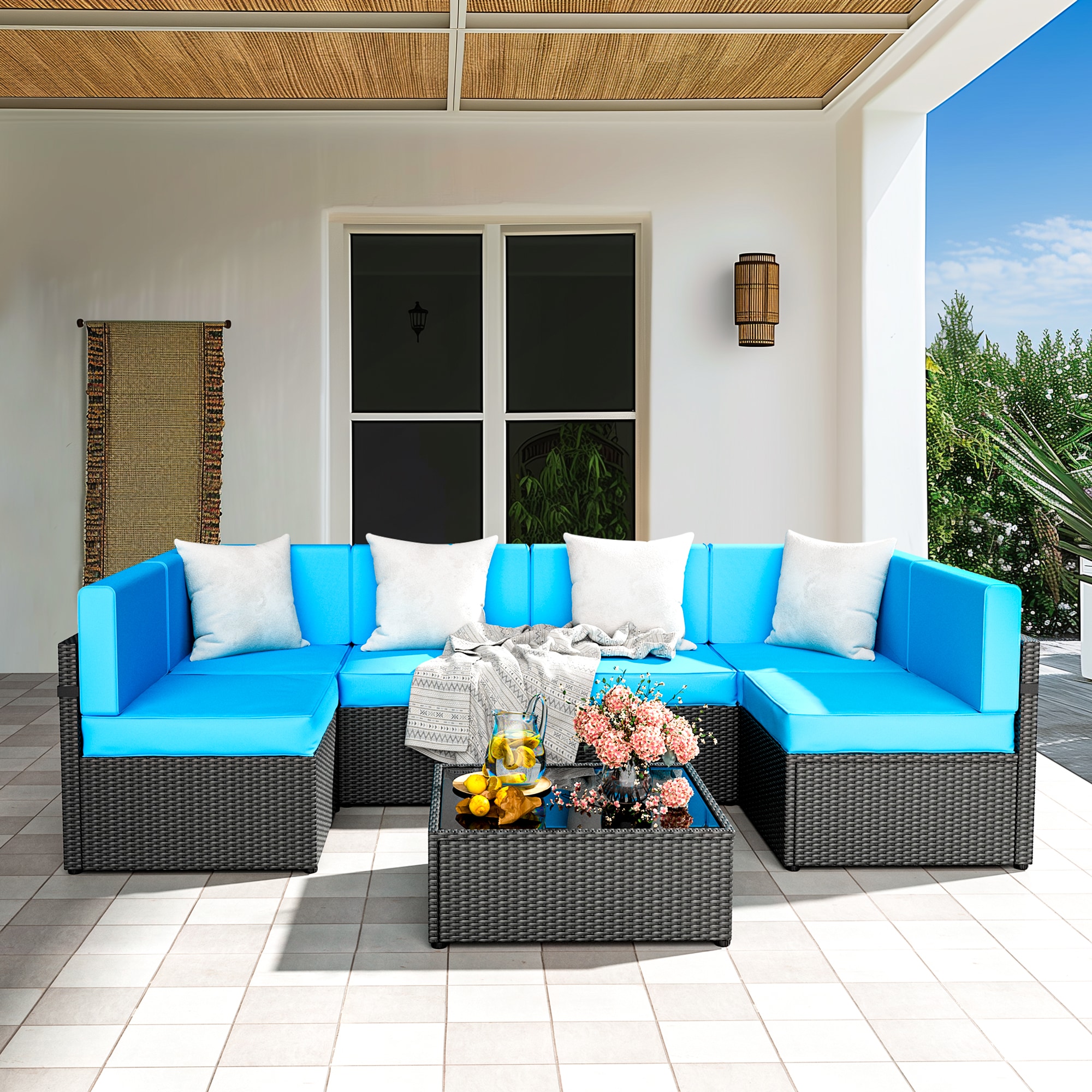 PamaPic TB-7JT-T-WL1 Patio-Sofas-Daybeds - View #2