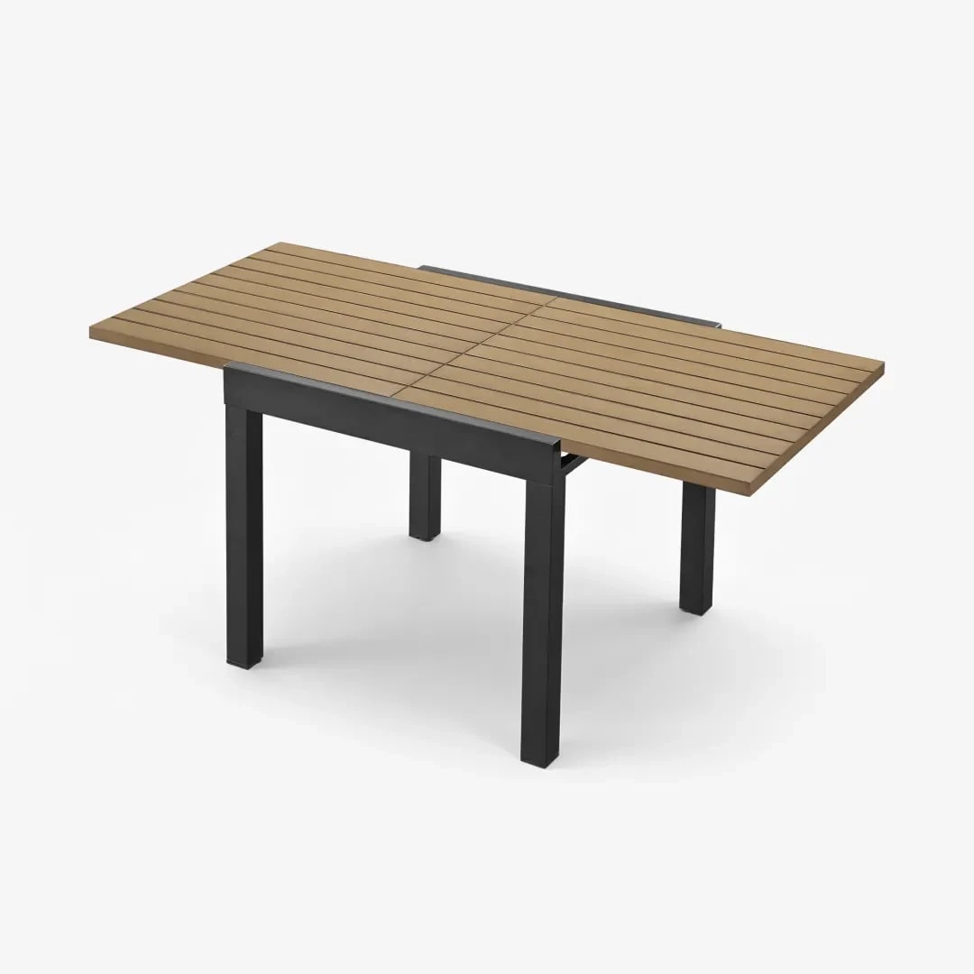 Ama Pear - Modern Double Side Extendable Table Lightweight Durable Aluminum