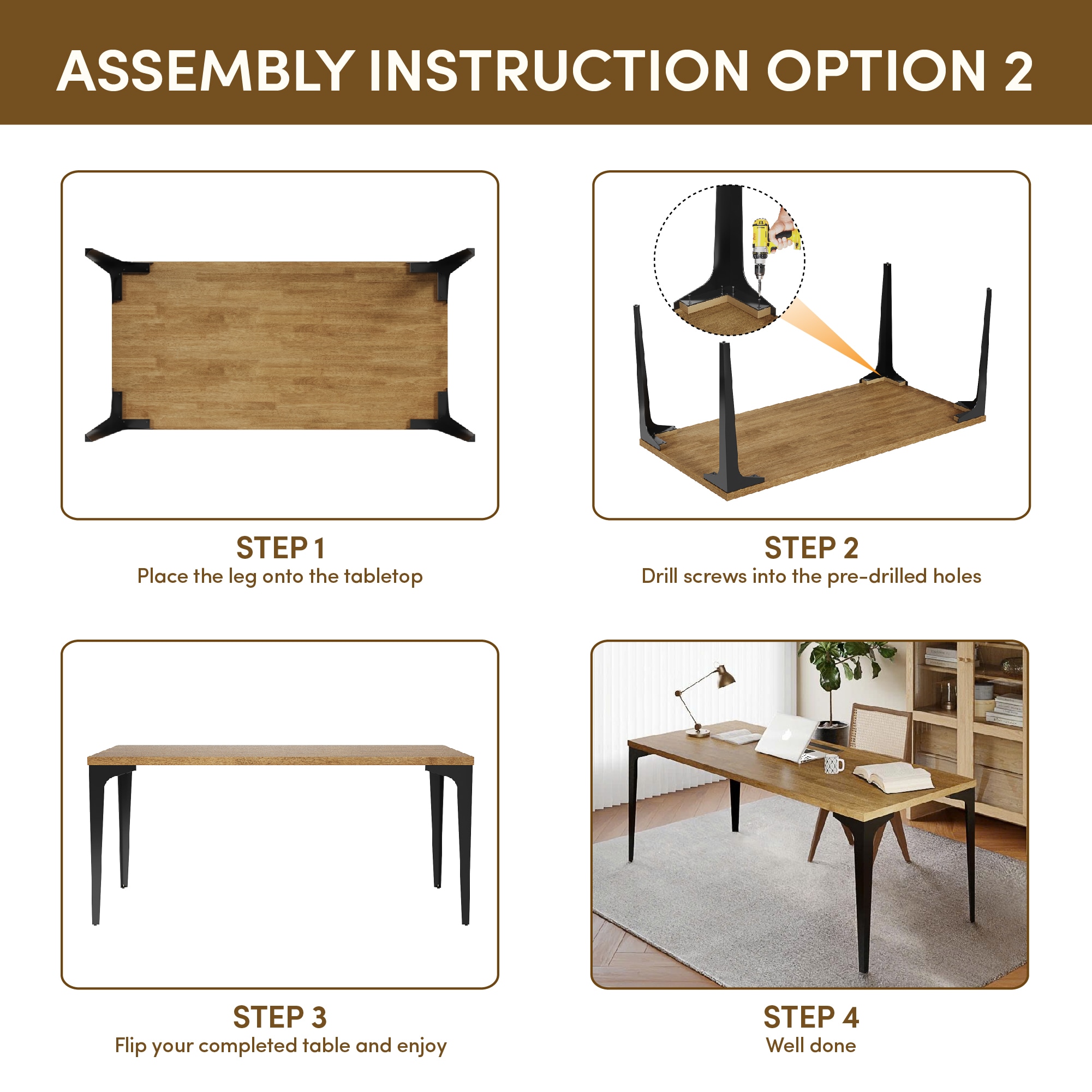 Allforwood 480200 Wood-Table-Legs - View #7