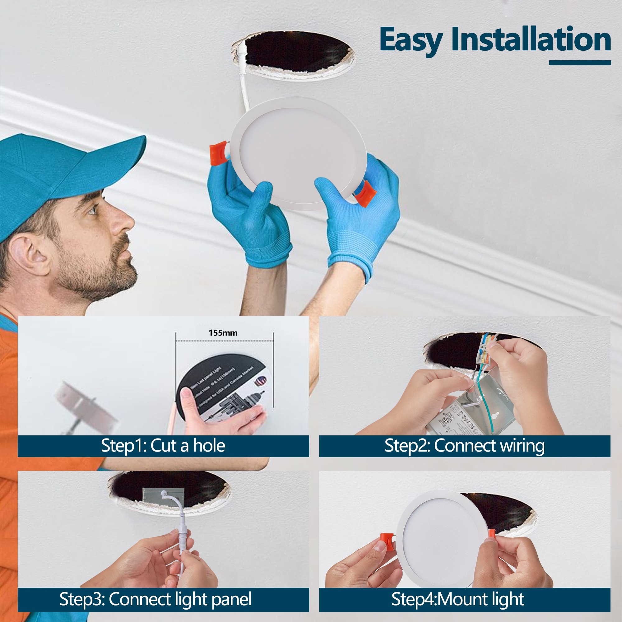 BABOOM BOM-6204ORJSY Led-Retrofit-Downlight - View #9