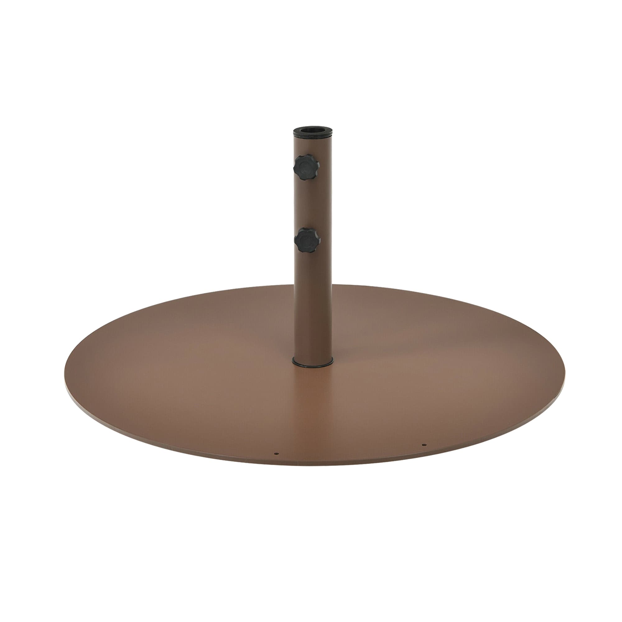 WELLFOR TDJ10824 CW Umbrella Base Brown Patio Umbrella Base