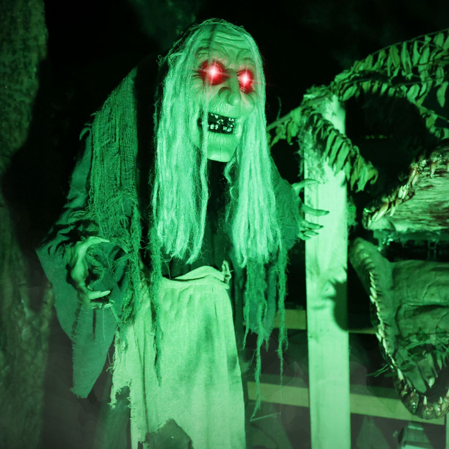 Haunted Hill Farm HHWITCH-46FLSA Halloween-Animatronics - View #11