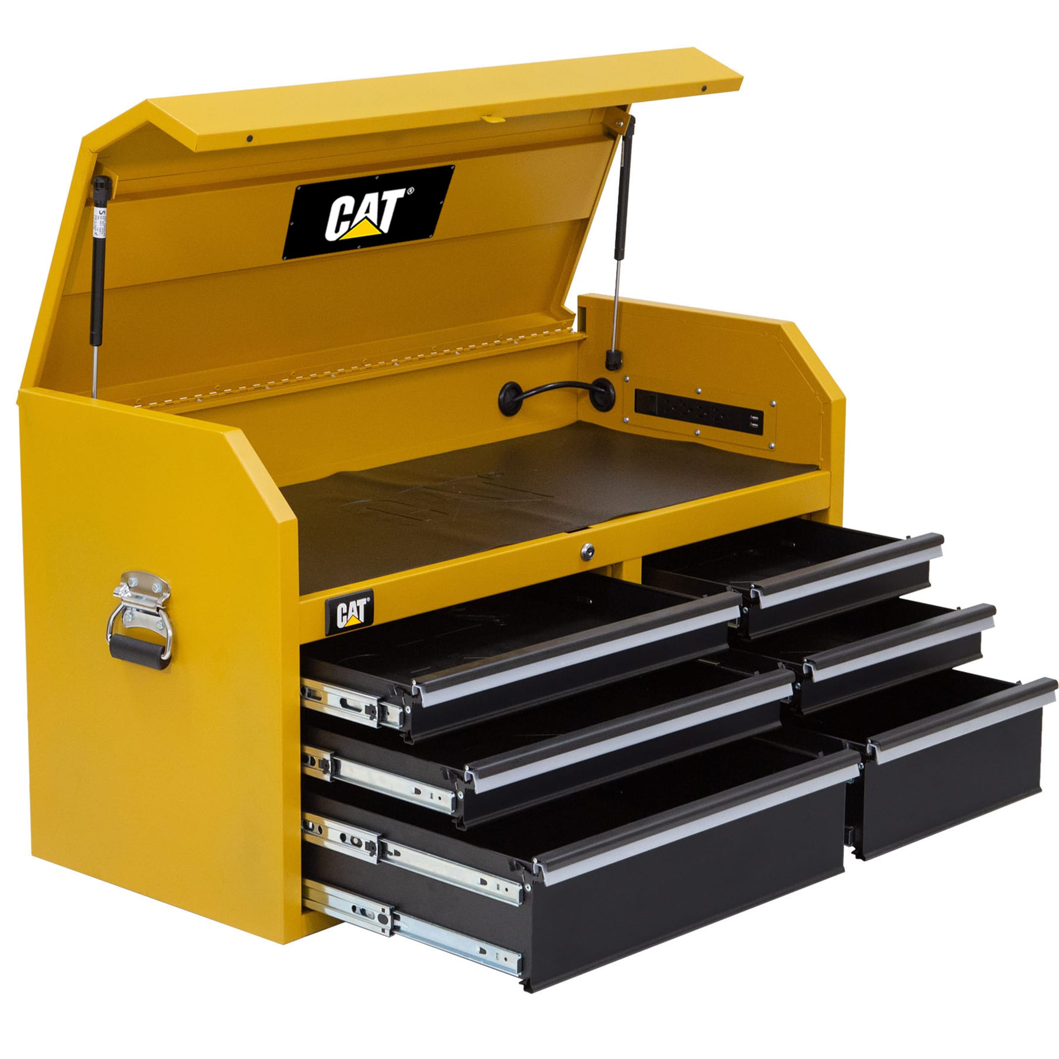 CAT Portable Soft-Close 41-in W x 23-in H 6-Drawer Steel Tool Chest (Yellow) CT2EYR Sansujyuku sansujyuku.com