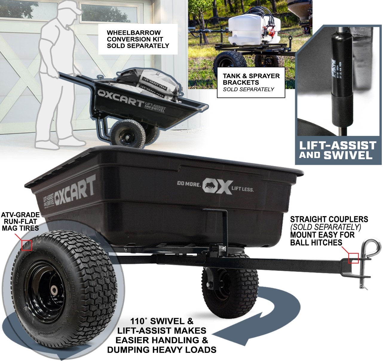 OxCart GTMXH3L218CRF Dump-Cart - View #2