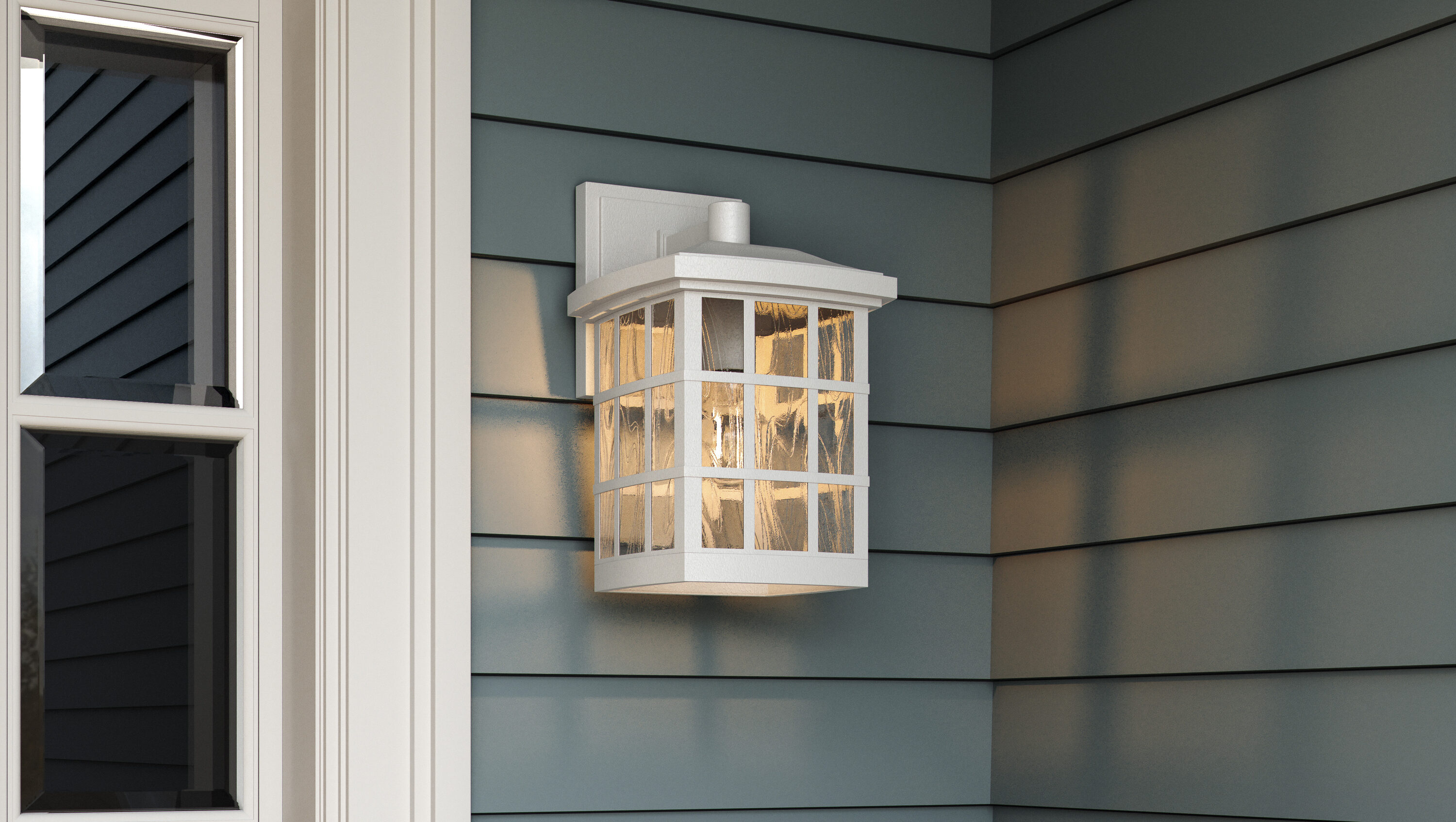 Quoizel SNN8409W Outdoor-Wall-Lighting - View #2