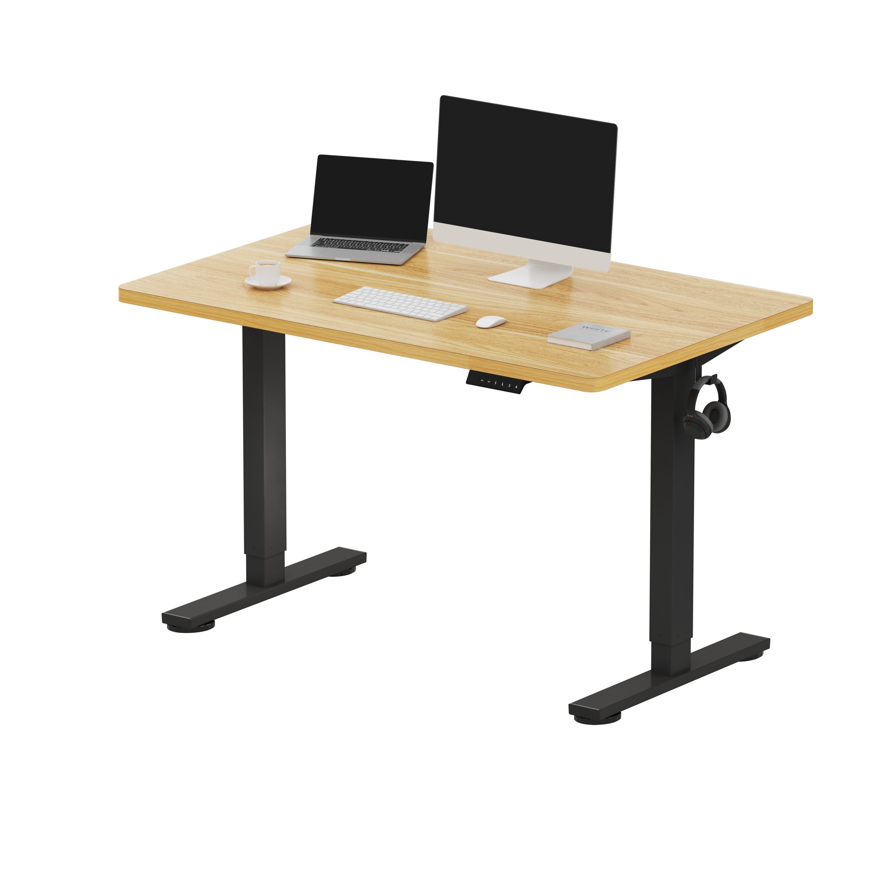 FlexiSpot E2BR4830M 48-in Brown Modern/Contemporary Standing desk