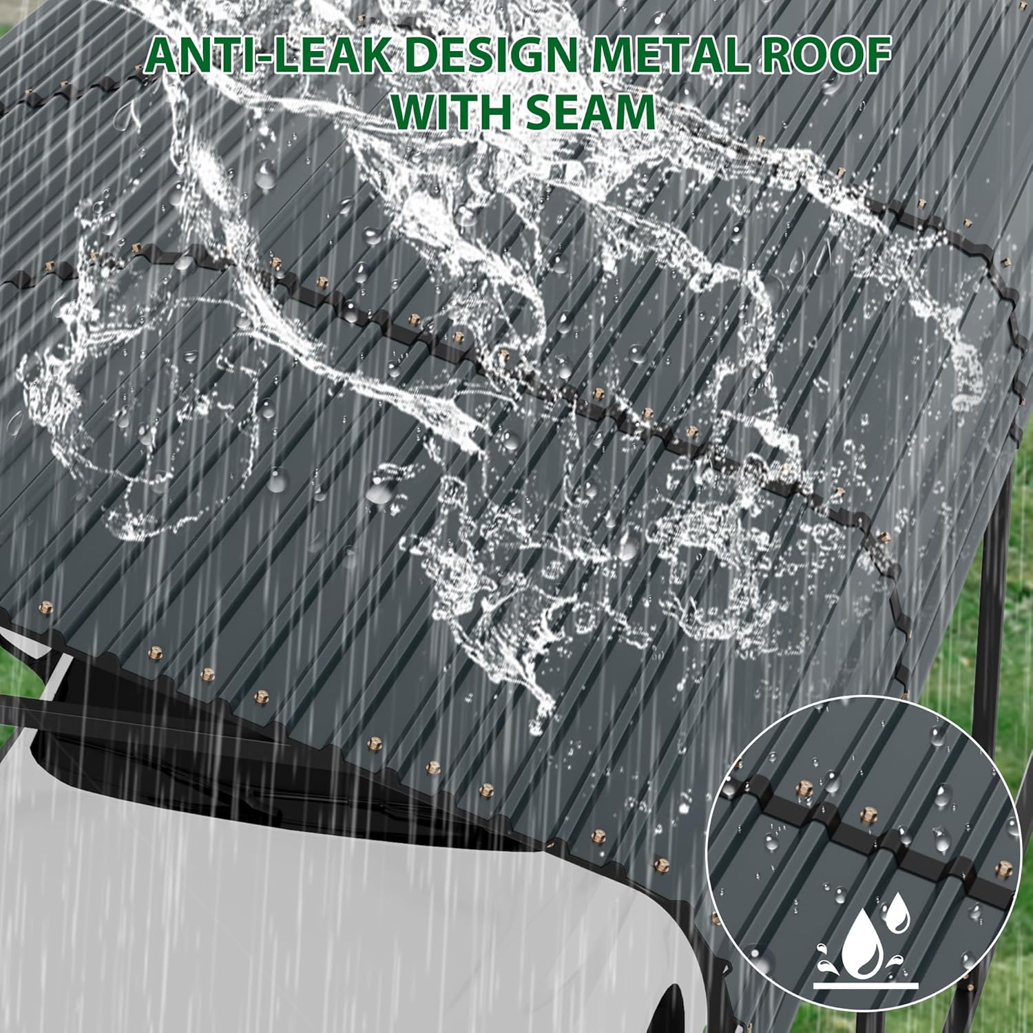 IdealHouse JOEY-P5TNOIQKM9Y7 Carport-Covers - View #5