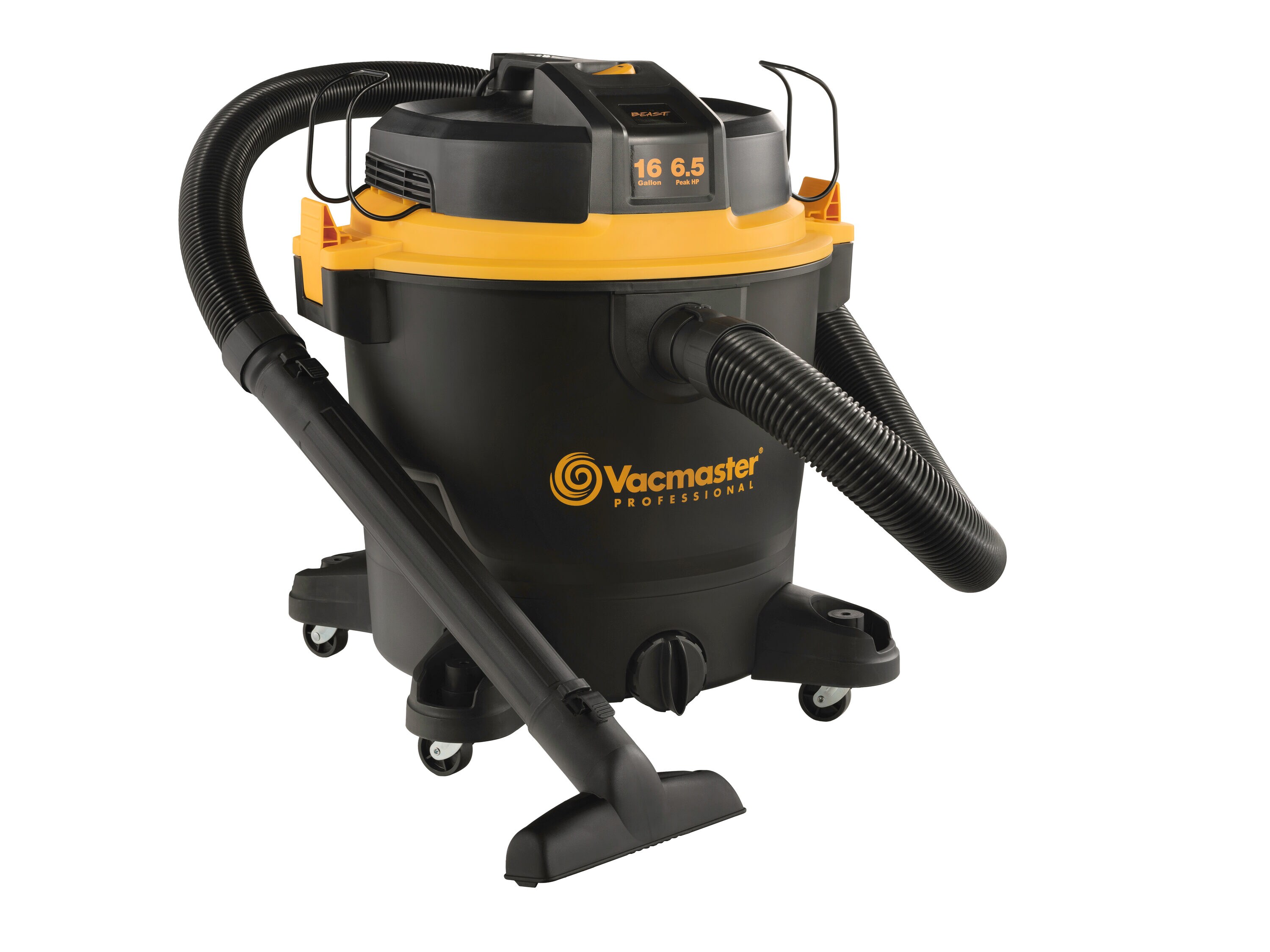 Vacmaster Professional VJH1612PF 0202 16-Gallon 6.5 HP Corded Wet/Dry Shop Vacuum with Accessories Included