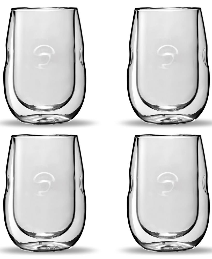 Ozeri Moderna Artisan Series Double Wall Insulated Wine Glasses