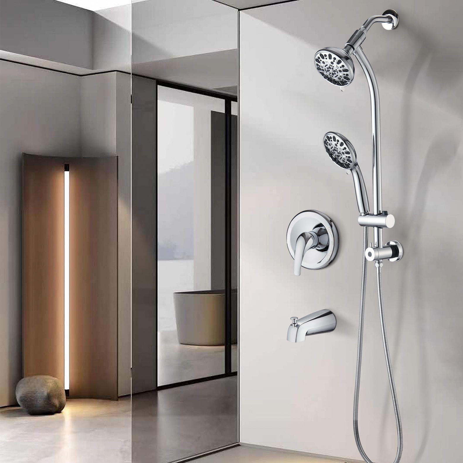 Mondawe MD-KL55528 Showerhead-Bar-Panels - View #2