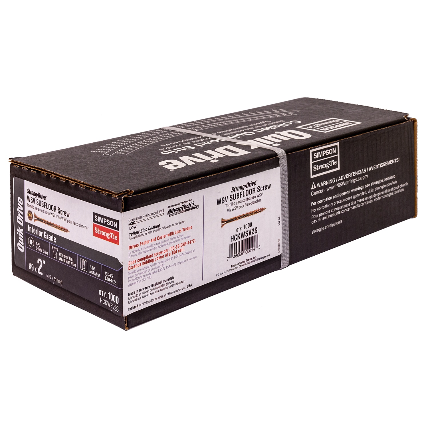 QUIK DRIVE BY SIMPSON STRONG TIE HCKWSV3S Wood-Screws - View #3