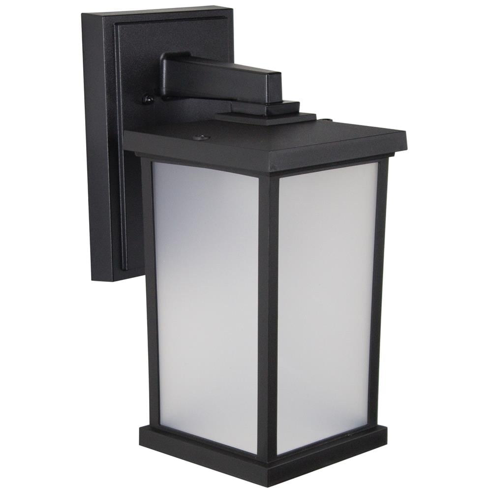 Solus WM-S51VF-BK-S 1 -Light 14.4-in H Black Hardwired Motion Sensor Outdoor Wall Light