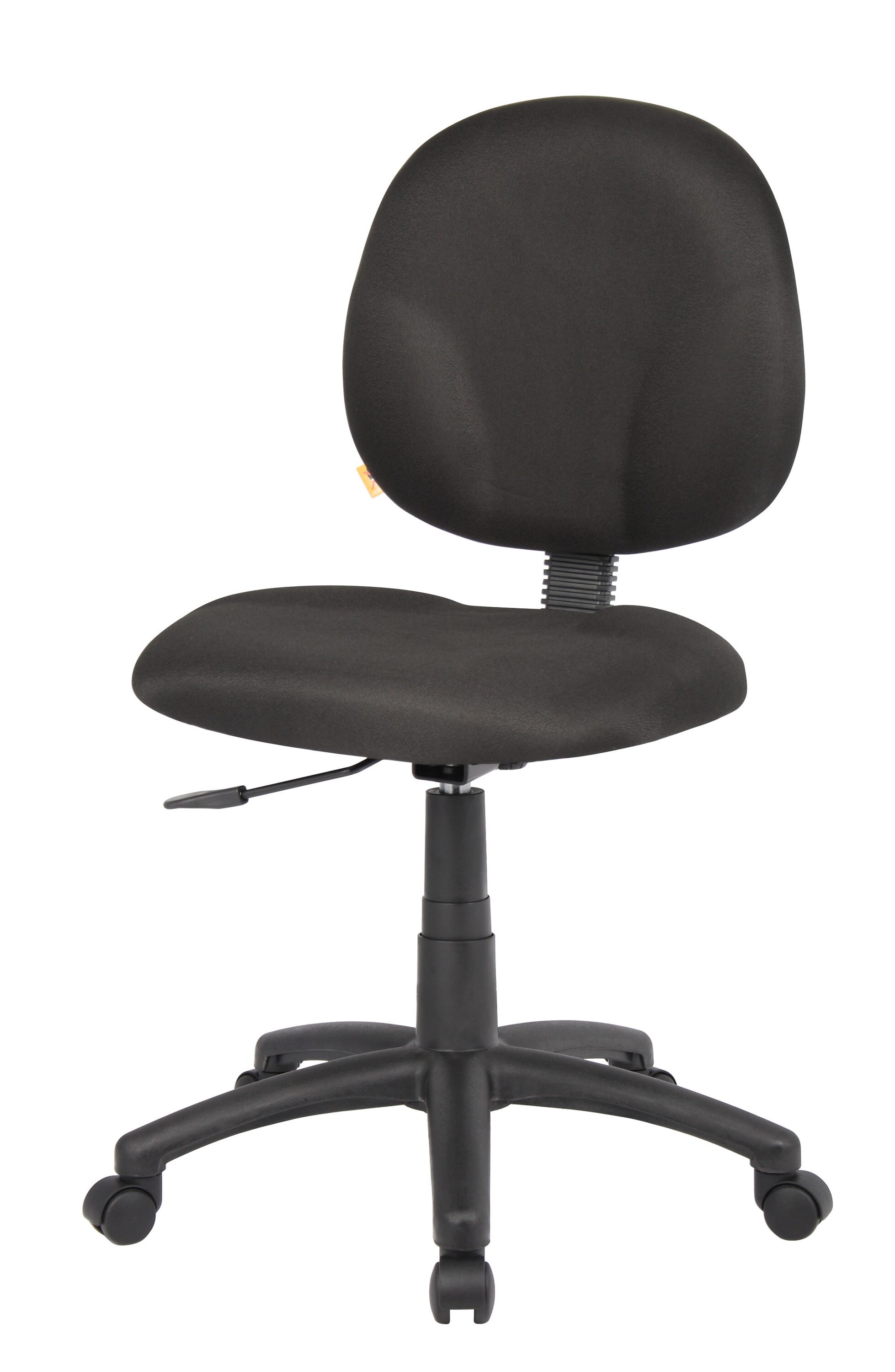 ErgoFlex Diamond Swivel Task Chair in Black with Adjustable Support