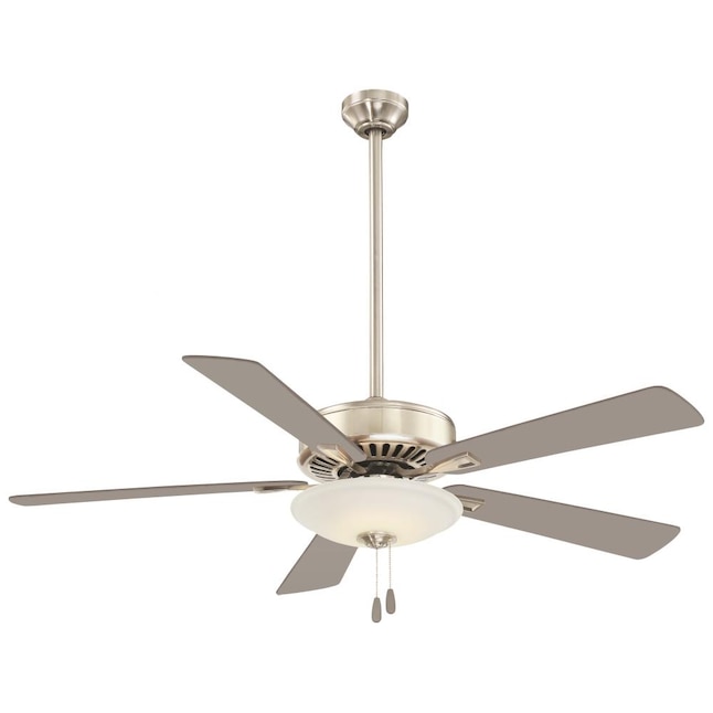 Polished Nickel Led Indoor Ceiling Fan, Minka Aire Ceiling Fans Canada