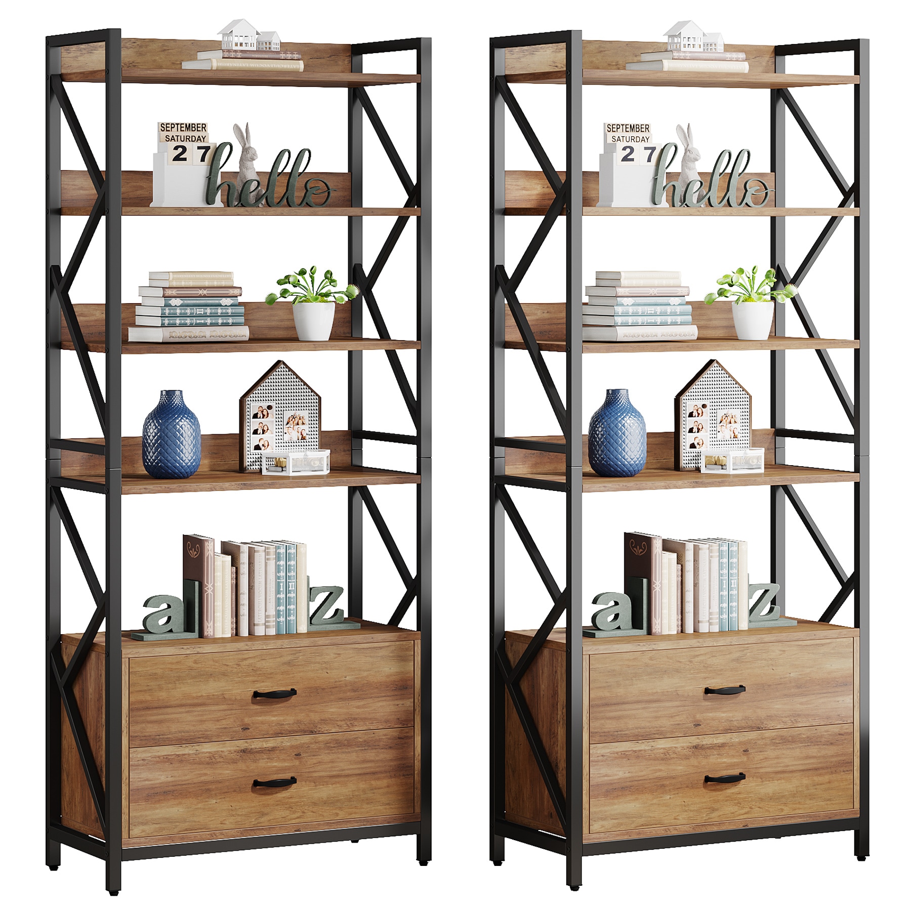 Tribesigns HOGA-F1609 bookcases - View #2