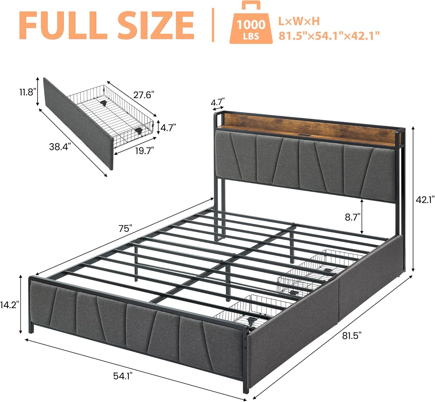 Qeetex LHF-BED-PHO-10VUTELC beds - View #2