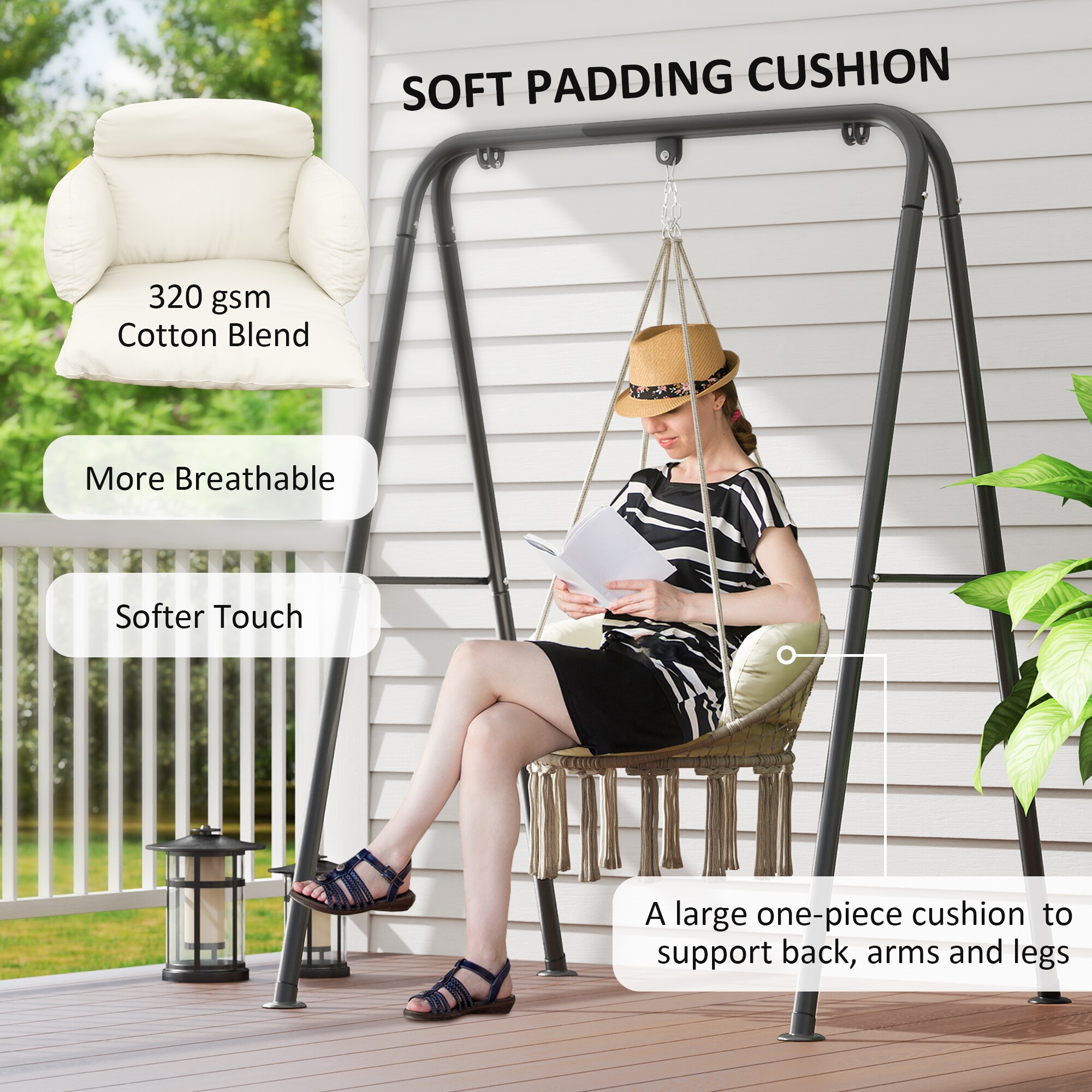 Outsunny 84A-357V00CW hammocks - View #4