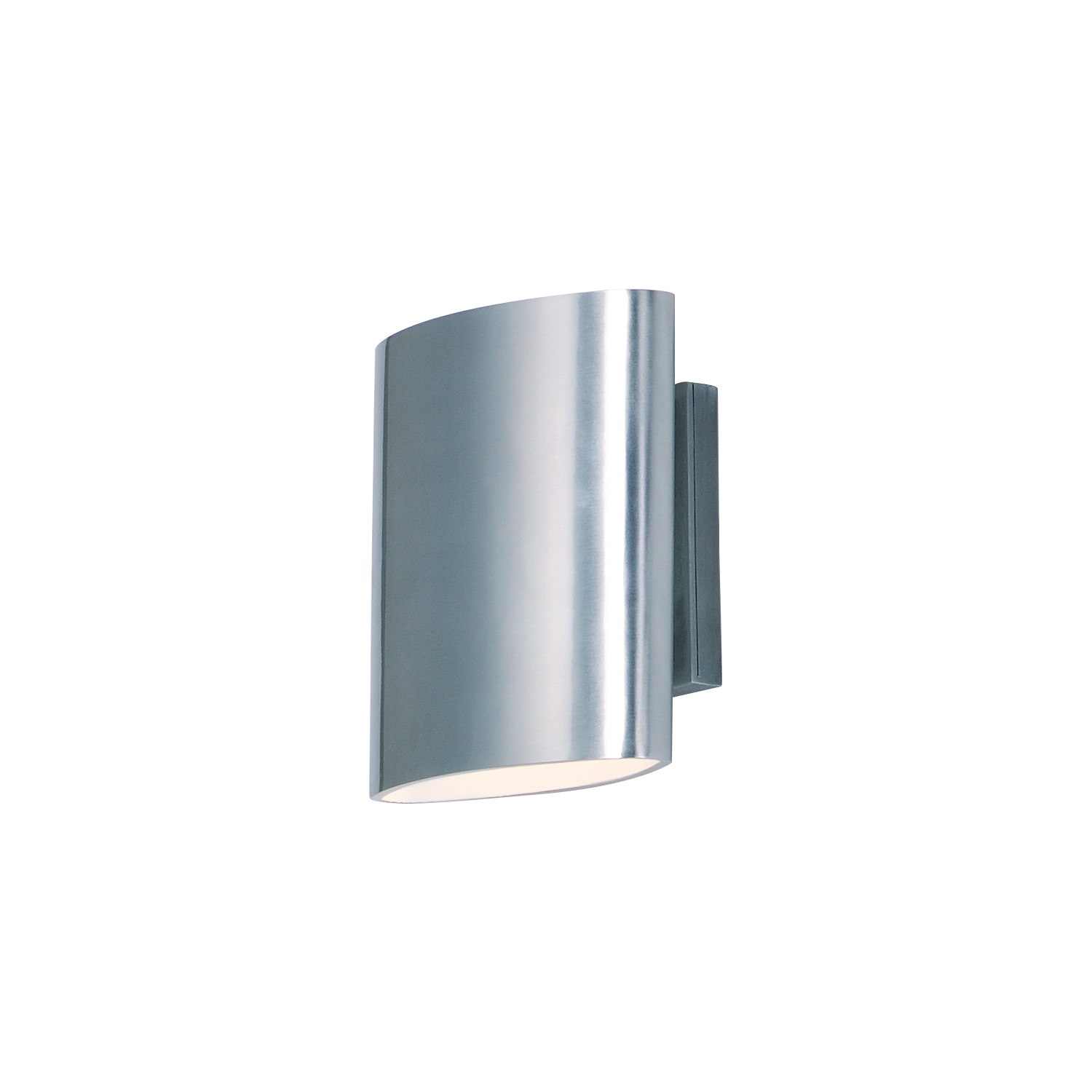 Maxim Lighting 86152AL Lightray LED 2 -Light 7-in H Brushed Steel Hardwired Integrated LED Outdoor Wall Light