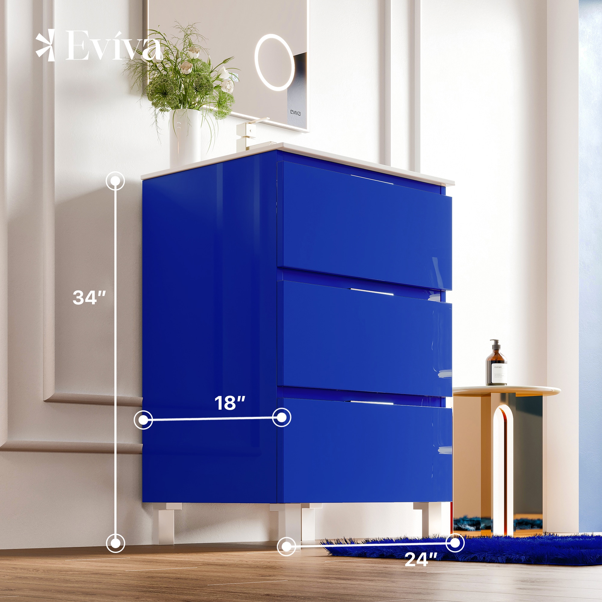 Eviva EVVN570-24X18BLU Bath-Vanity-Combo - View #2