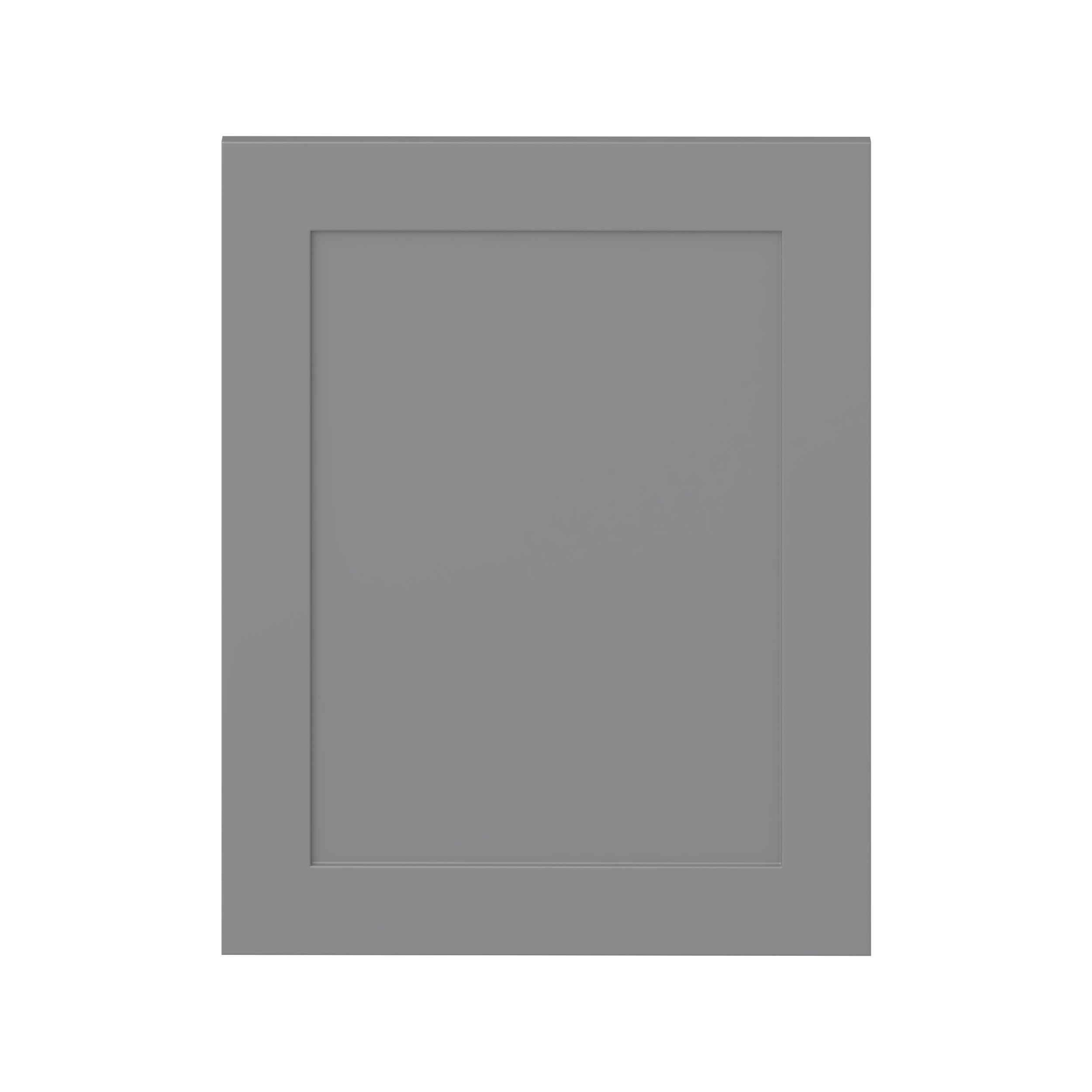 Hugo&Borg DSDR2430-BM Beaumont 24-in W x 30-in H Slate Gray Shaker Base and wall and pantry cabinet doors (Fits 24-in base box )